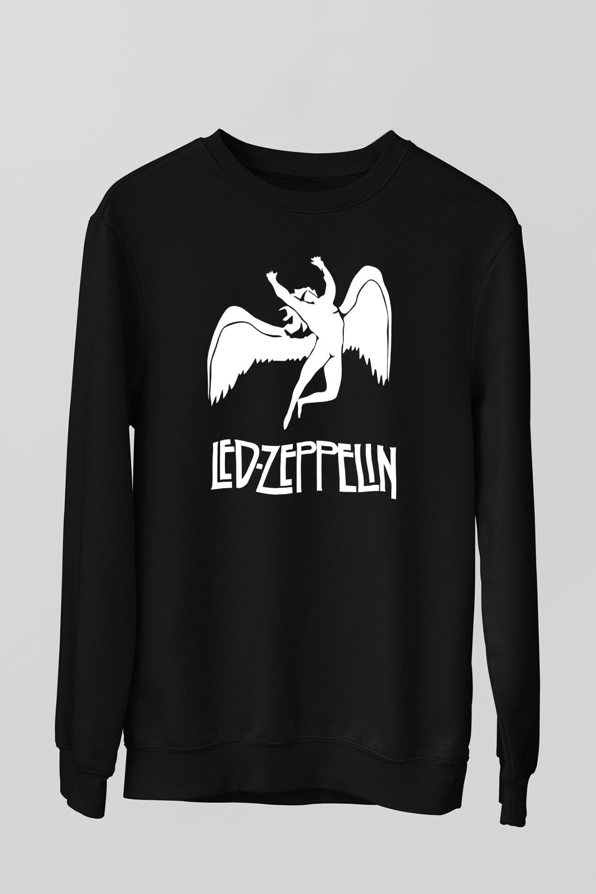 Led Zeppelin Siyah Unisex Sweatshirt