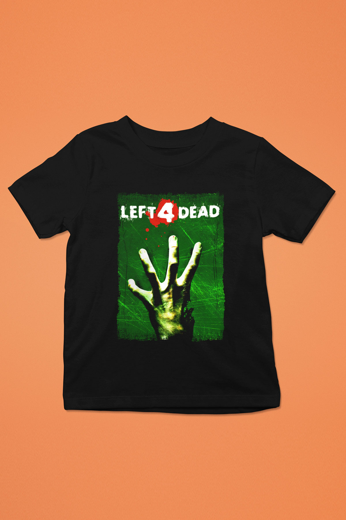 Left 4 Dead Siyah Unisex Çocuk Tişört