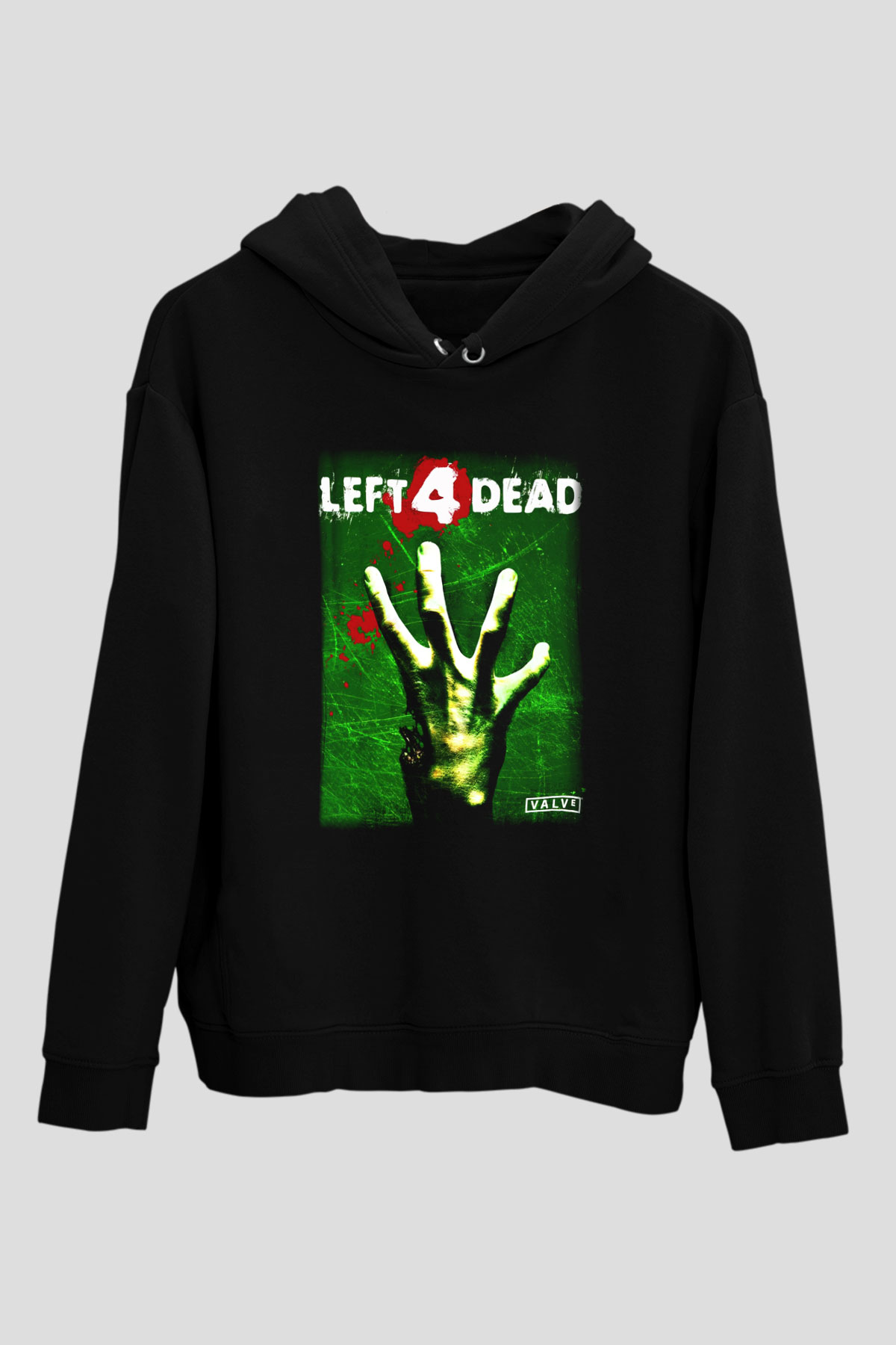Left 4 Dead Siyah Unisex Hoodie