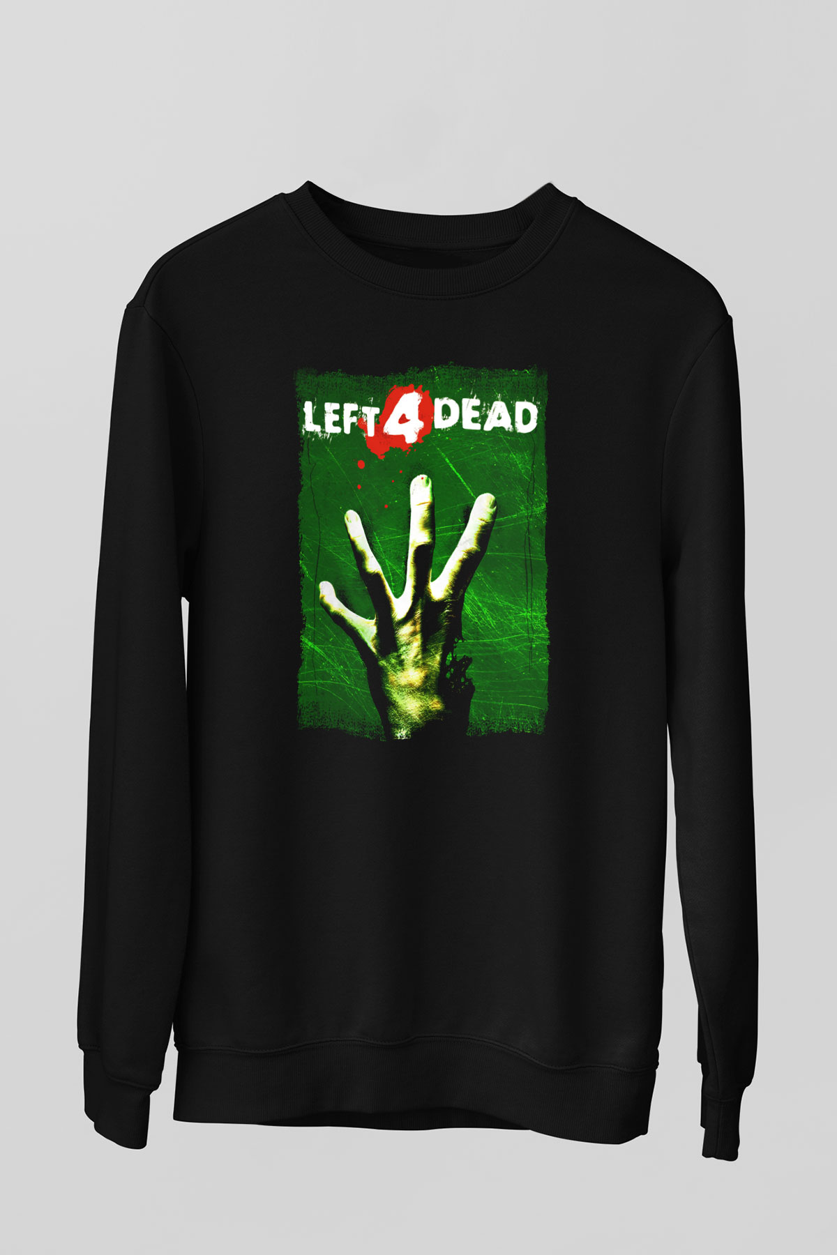 Left 4 Dead Siyah Unisex Sweatshirt