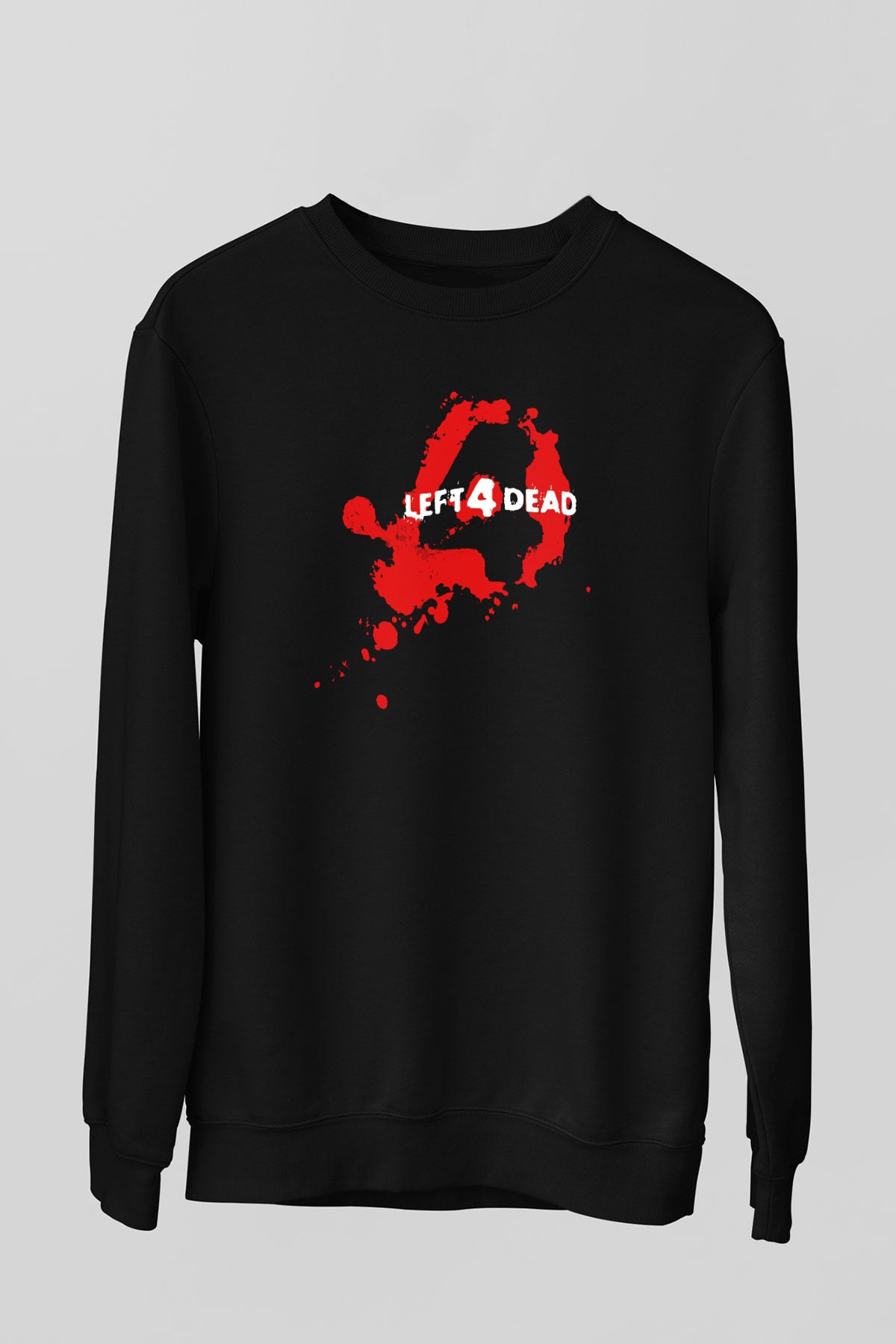 Left 4 Dead Siyah Unisex Sweatshirt