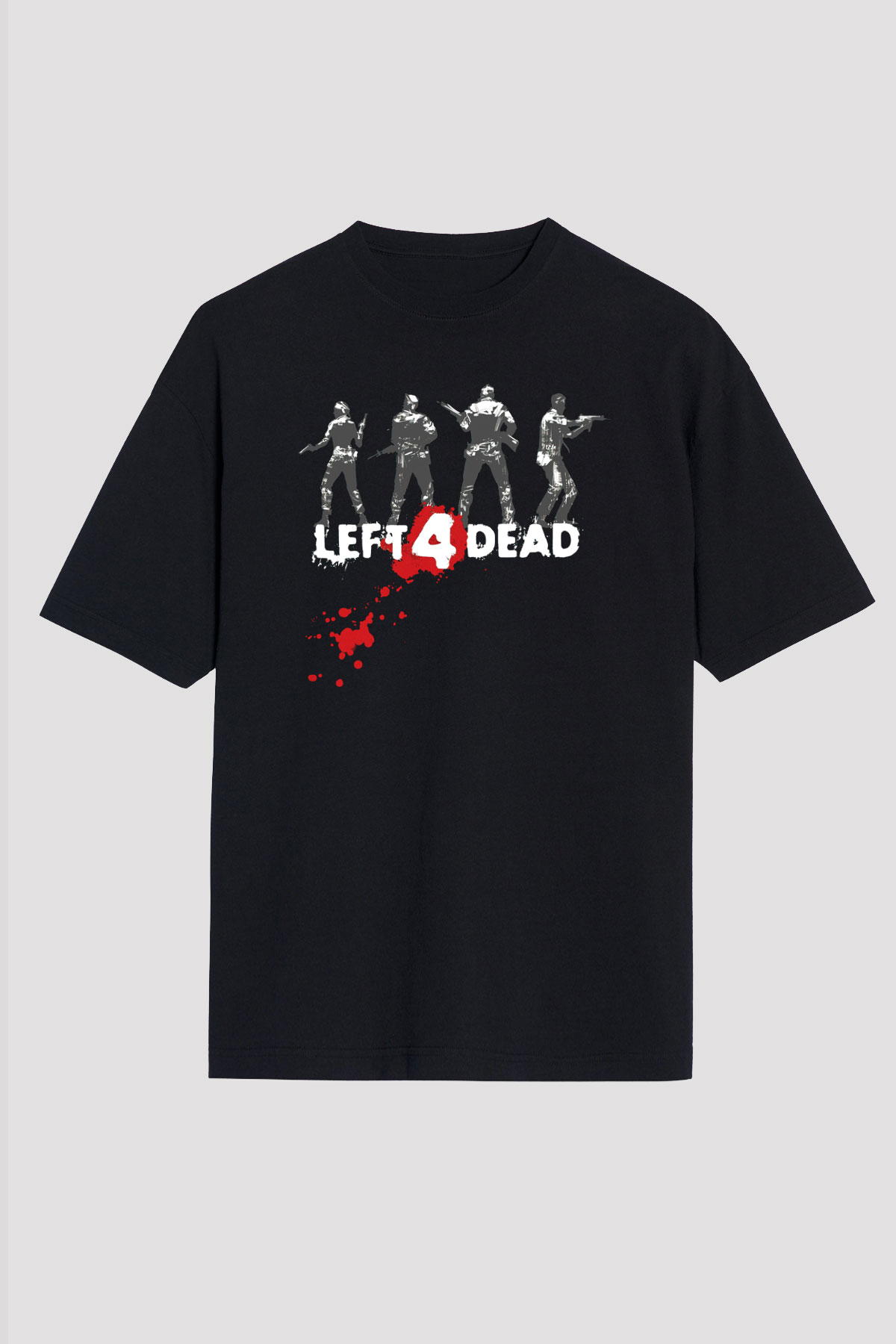 Left 4 Dead Siyah Unisex Tişört T-Shirt