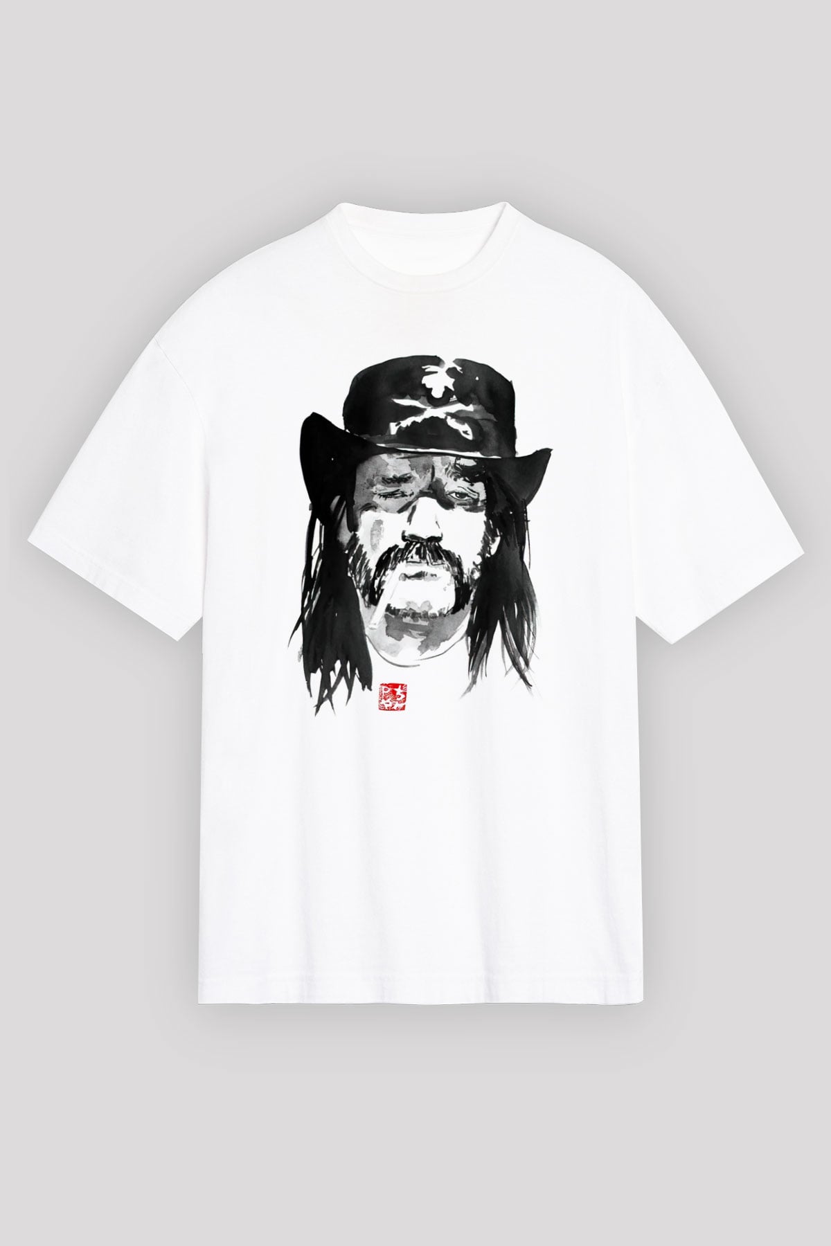 Lemmy Beyaz Unisex Tişört T-Shirt - TişörtFabrikası