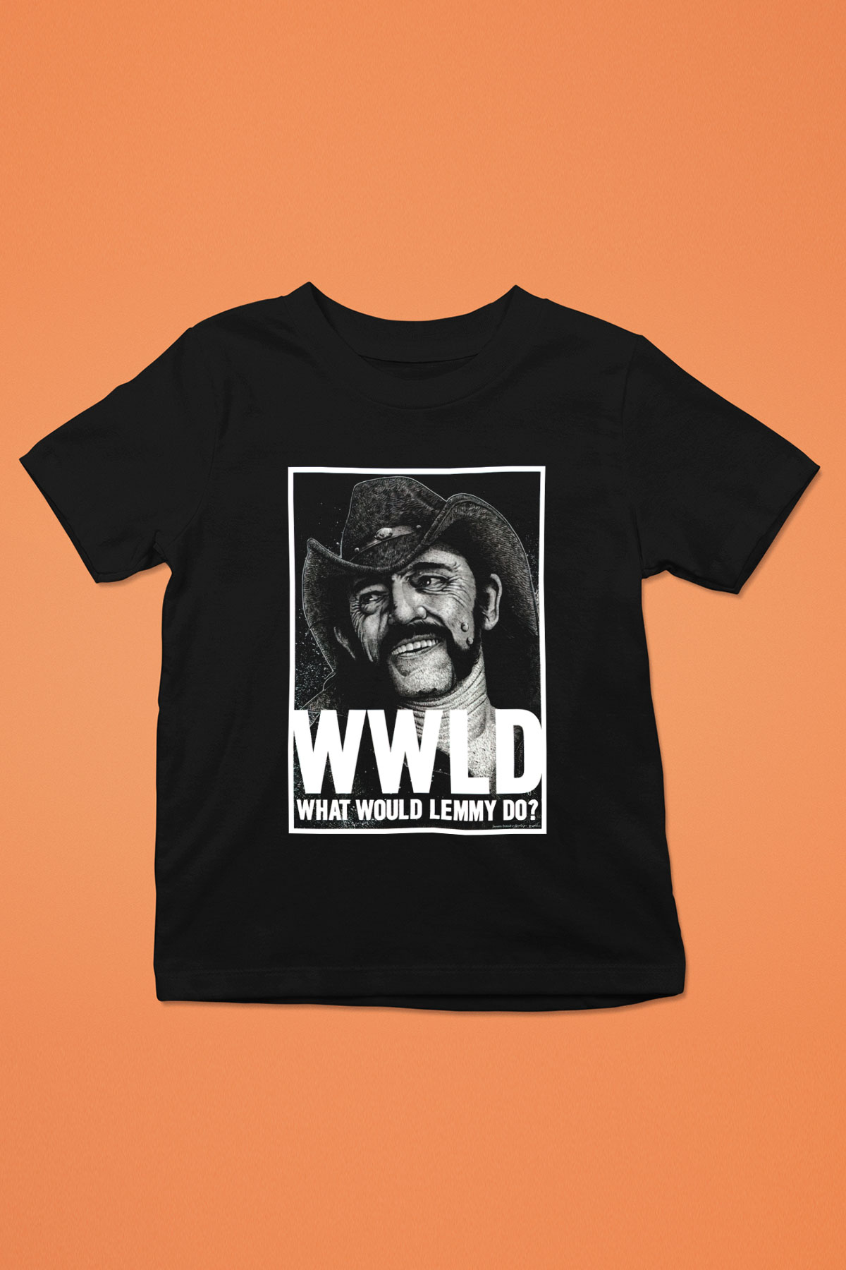 Lemmy Siyah Unisex Çocuk Tişört