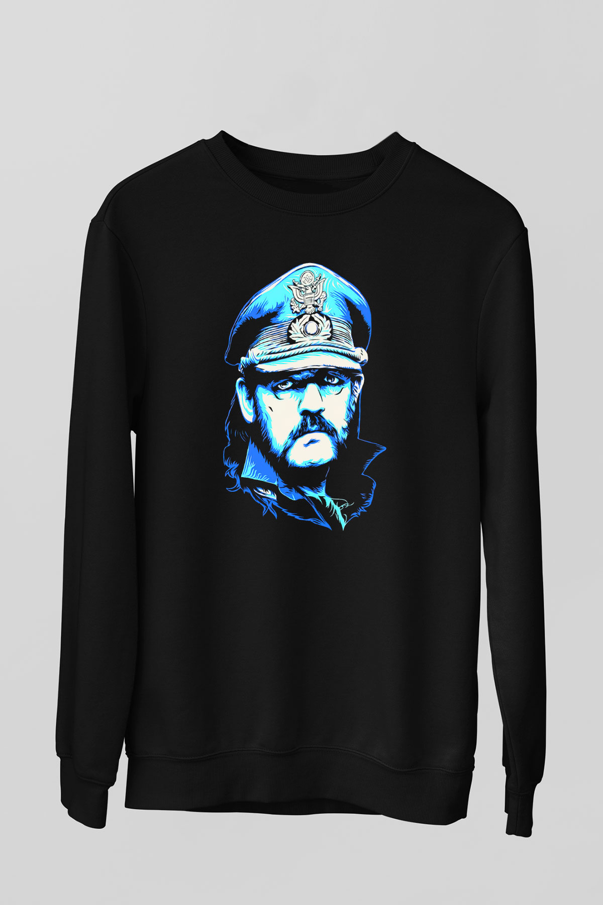 Lemmy Siyah Unisex Sweatshirt
