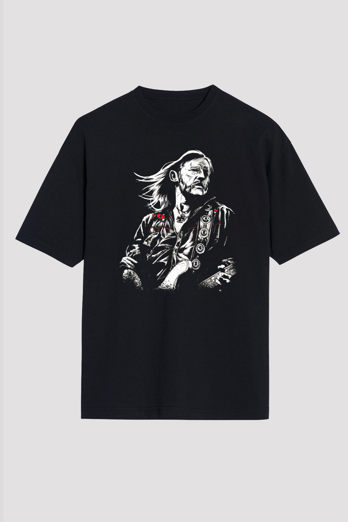 Lemmy Siyah Unisex Tişört T-Shirt - TişörtFabrikası