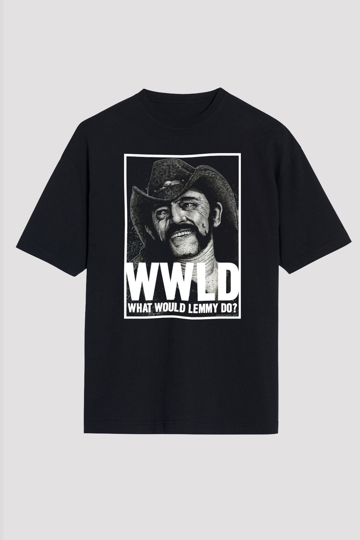 Lemmy Siyah Unisex Tişört T-Shirt - TişörtFabrikası