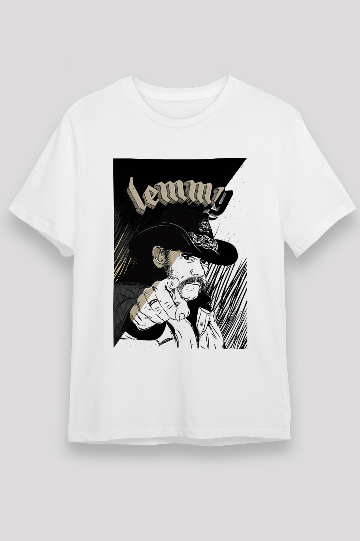 Lemmy Siyah Unisex Tişört T-Shirt - TişörtFabrikası