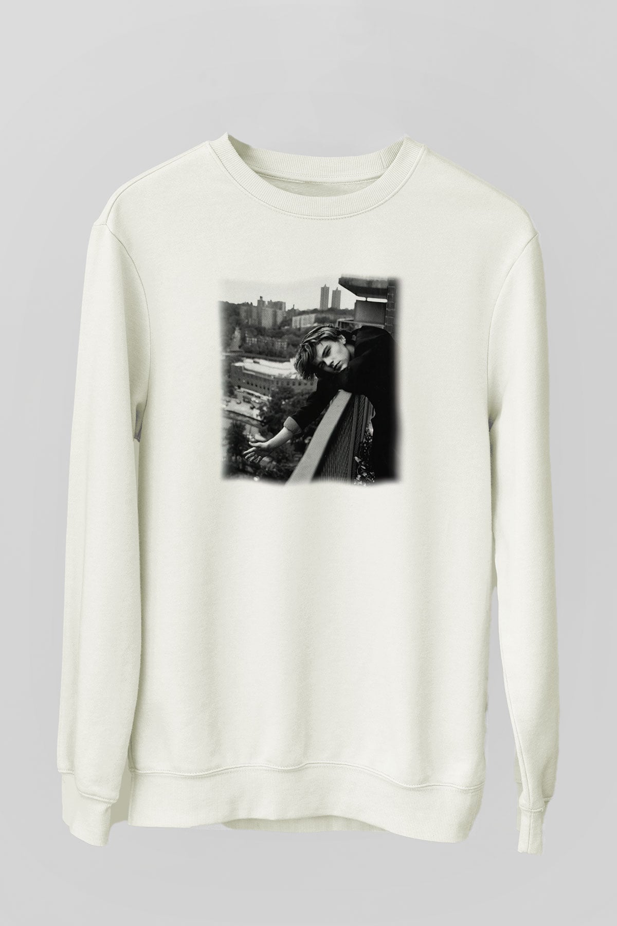 Leonardo DiCaprio Beyaz Unisex Sweatshirt