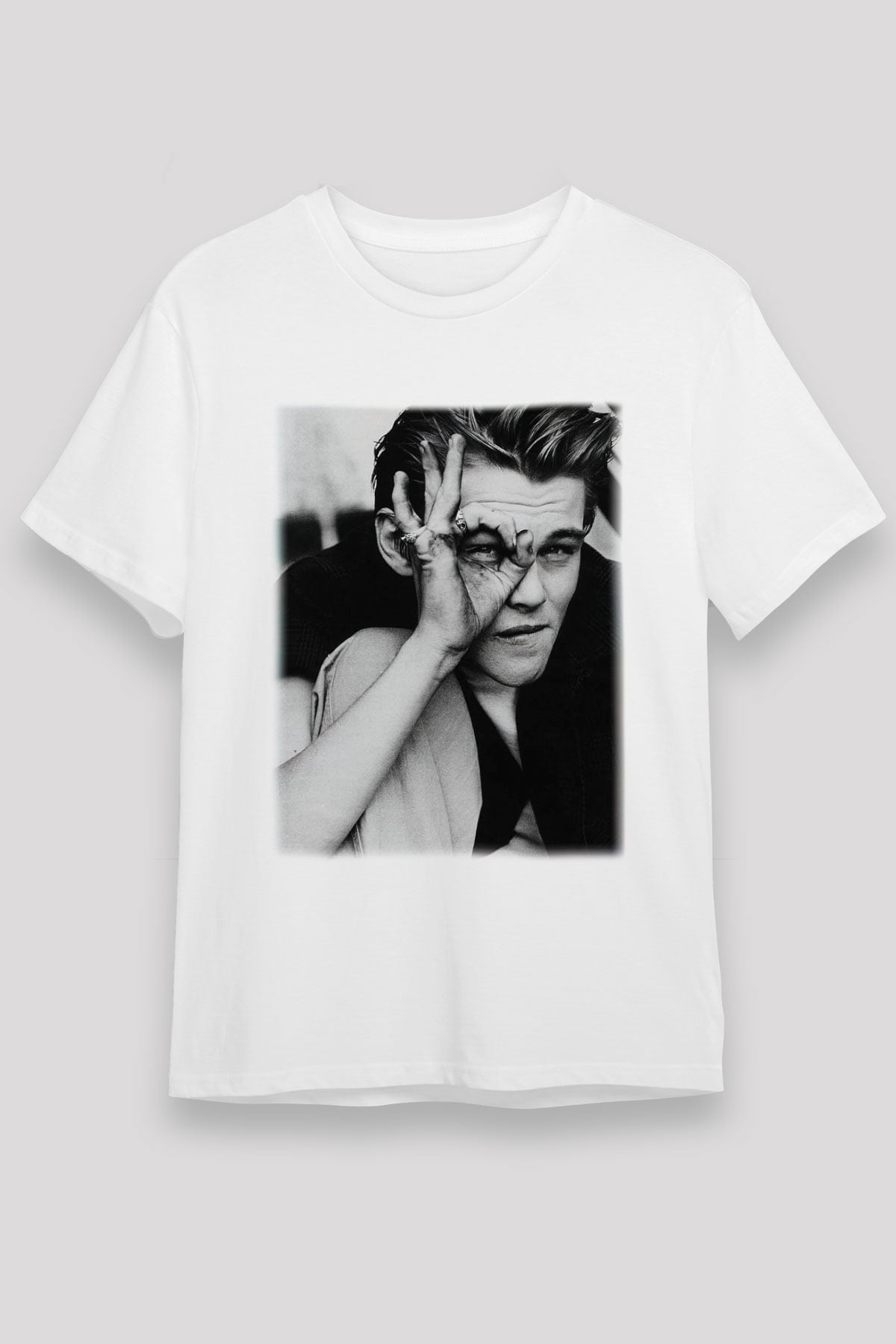 Leonardo DiCaprio Beyaz Unisex Tişört T-Shirt - TişörtFabrikası