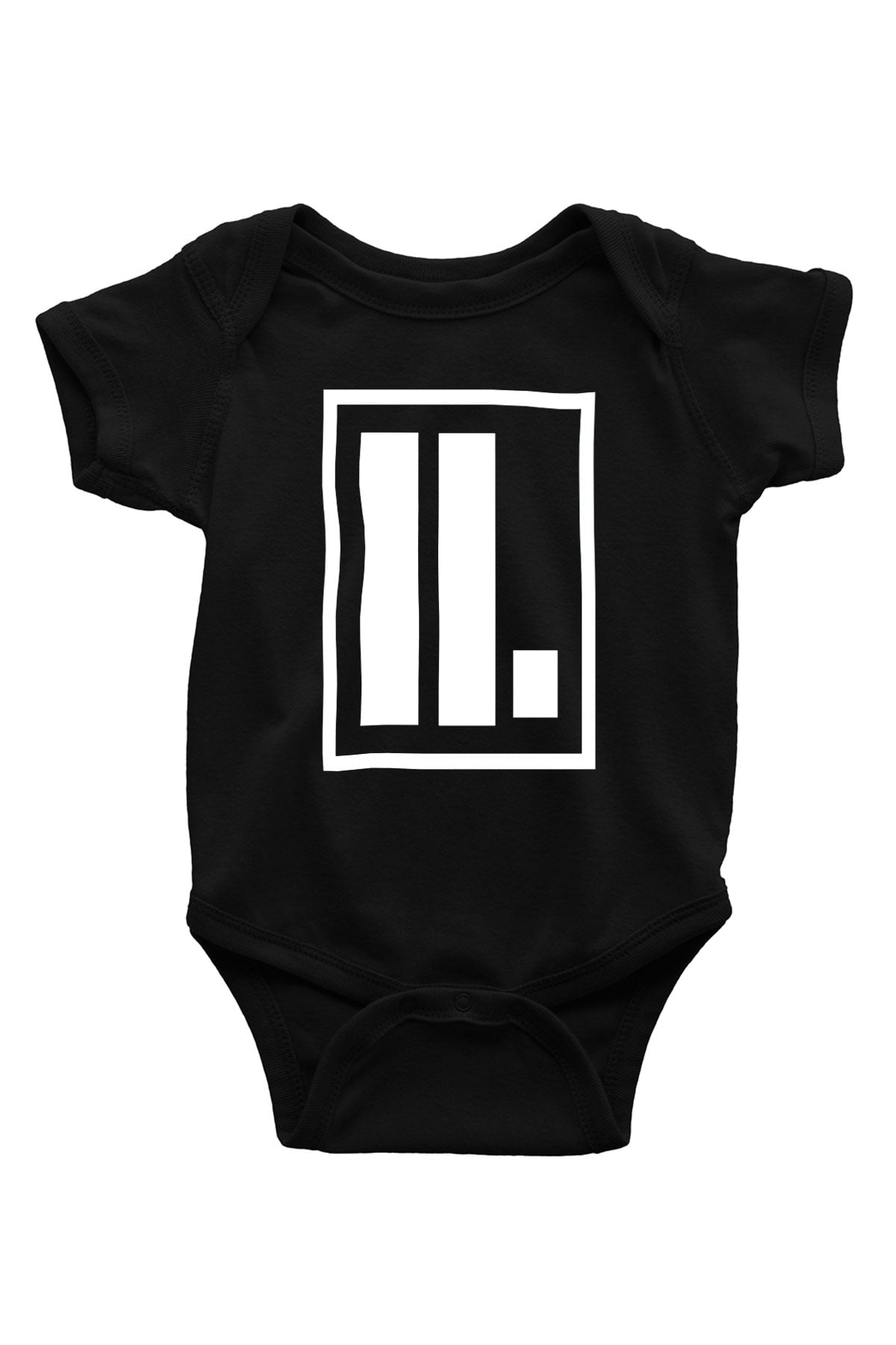 Letlive Baskılı Siyah Bebek Body - Zıbın