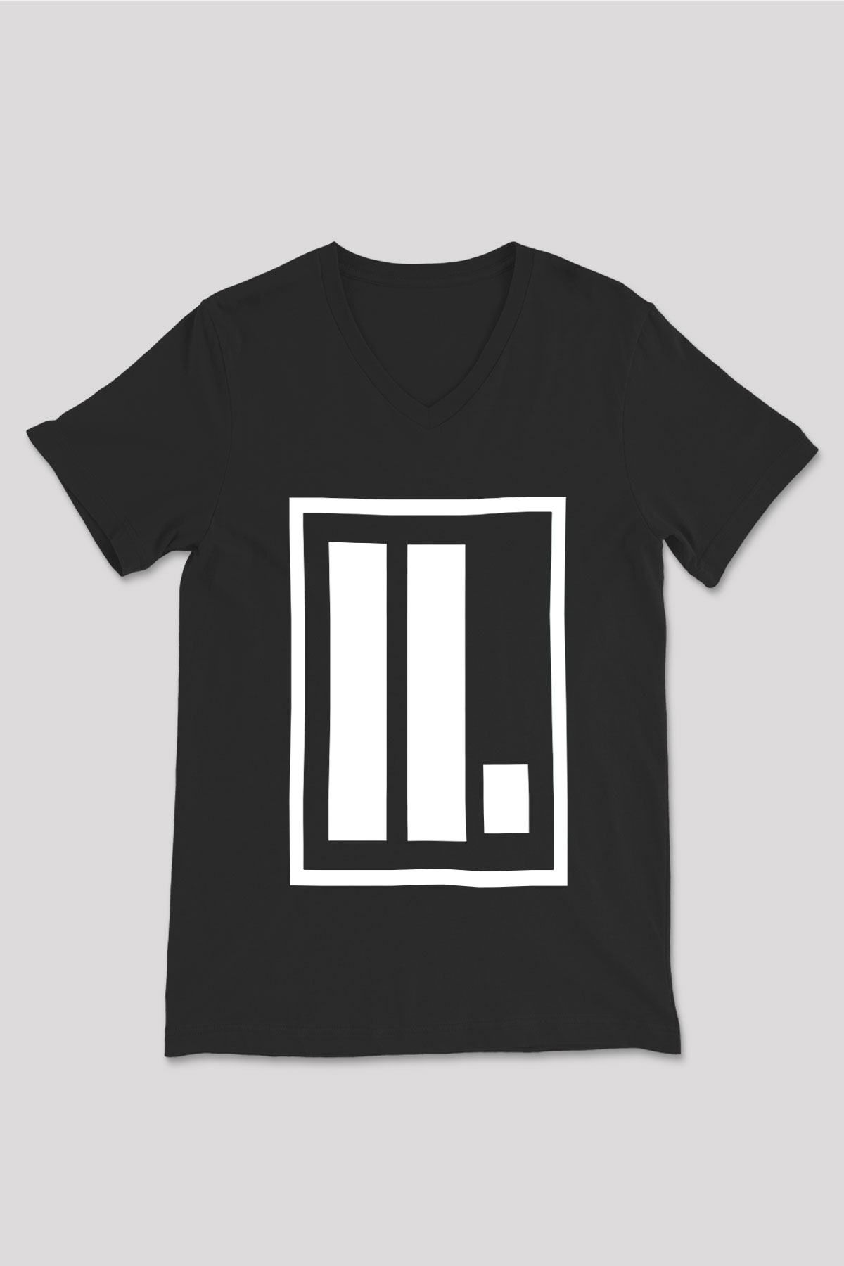 Letlive Siyah Unisex V Yaka Tişört T-Shirt