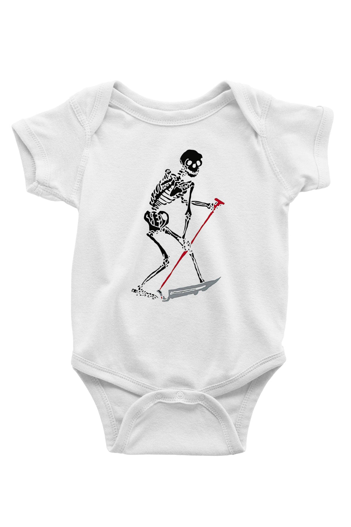 Lil Peep Baskılı Beyaz Unisex Bebek Body - Zıbın