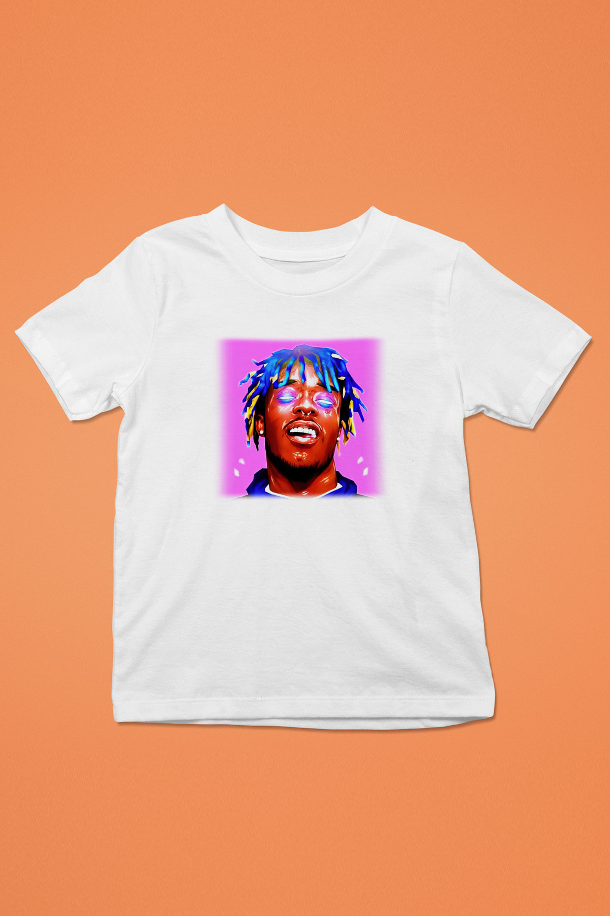 Lil Uzi Vert Baskılı Beyaz Unisex Çocuk Tişört