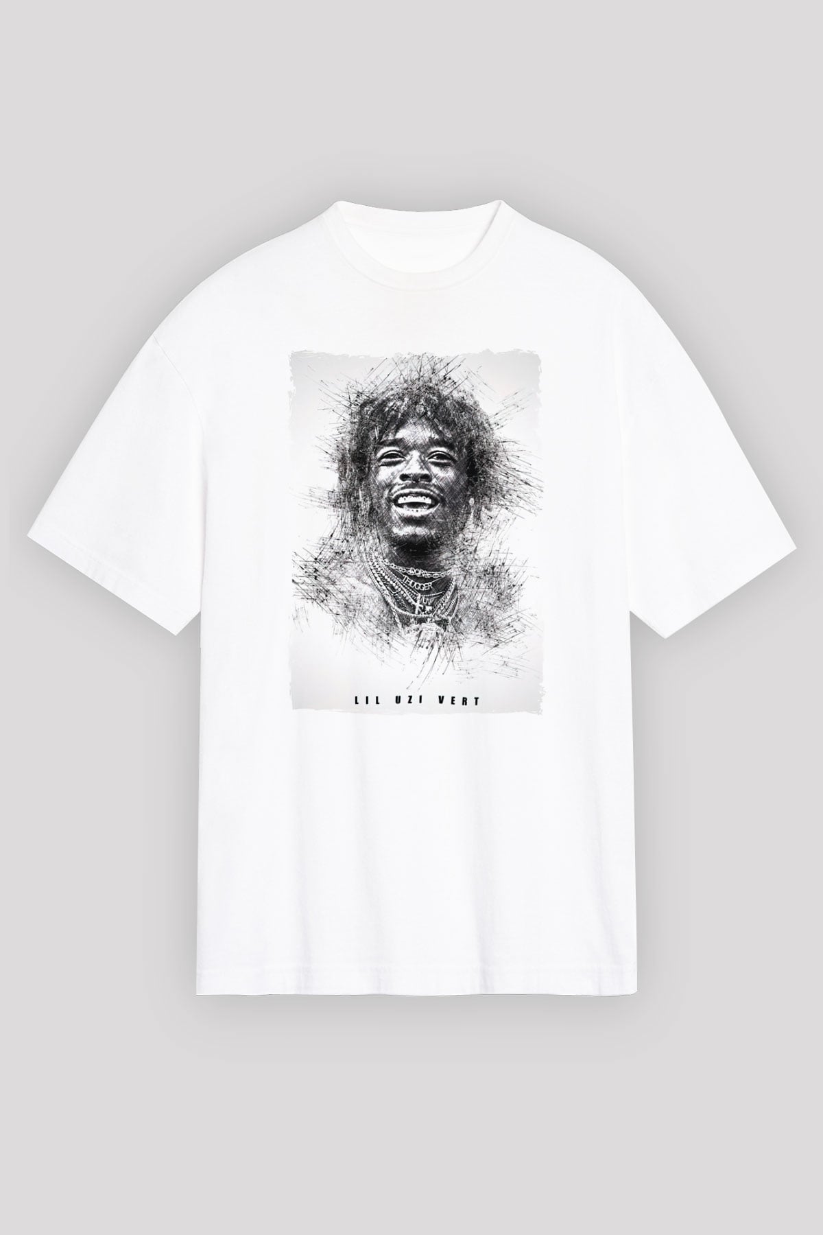 Lil Uzi Vert Beyaz Unisex Tişört T-Shirt - TişörtFabrikası