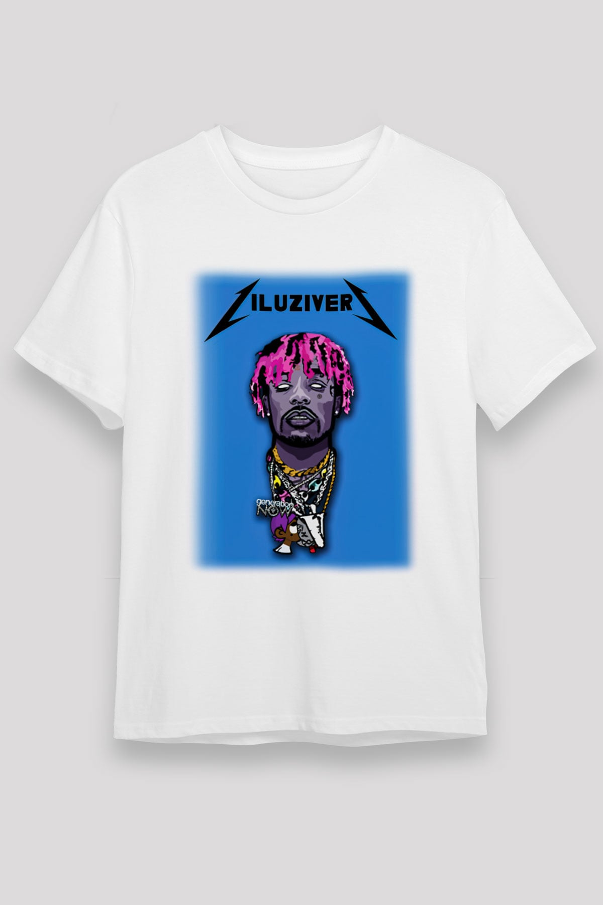 Lil Uzi Vert Beyaz Unisex Tişört T-Shirt - TişörtFabrikası