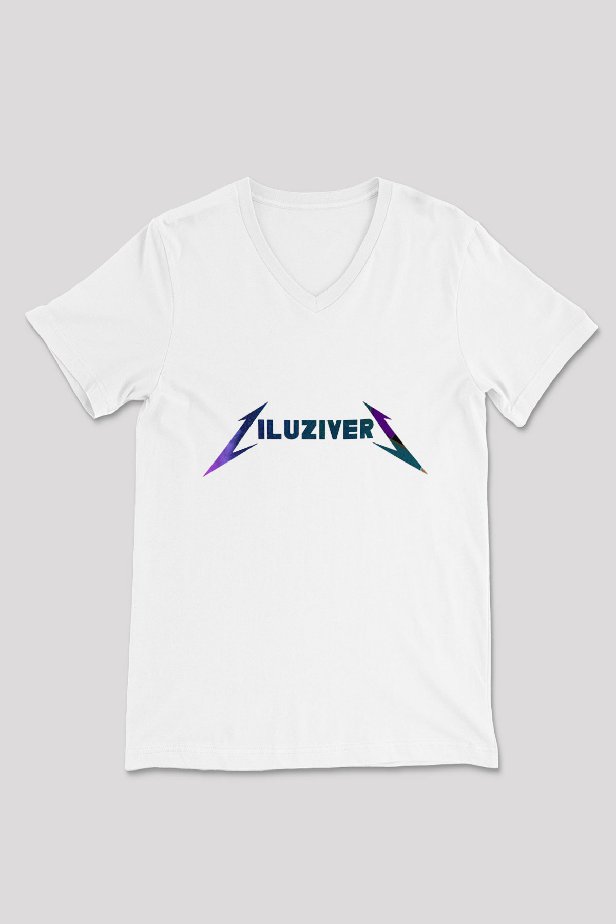 Lil Uzi Vert Beyaz Unisex V Yaka Tişört T-Shirt
