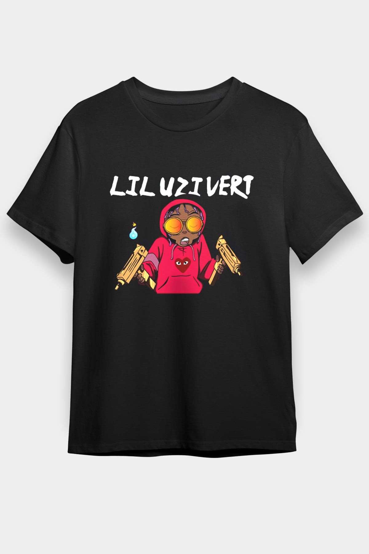 Lil Uzi Vert Siyah Unisex Tişört T-Shirt - TişörtFabrikası