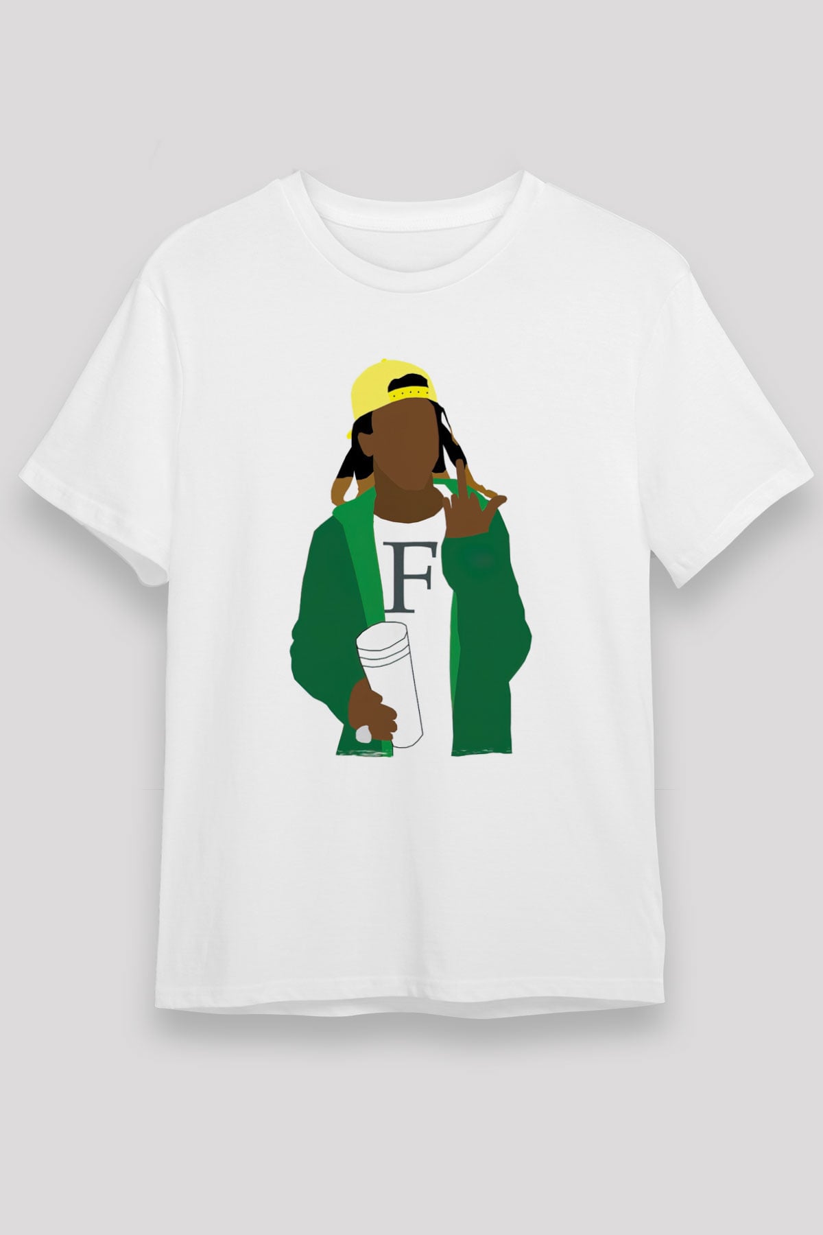 Lil Wayne Beyaz Unisex Tişört T-Shirt - TişörtFabrikası