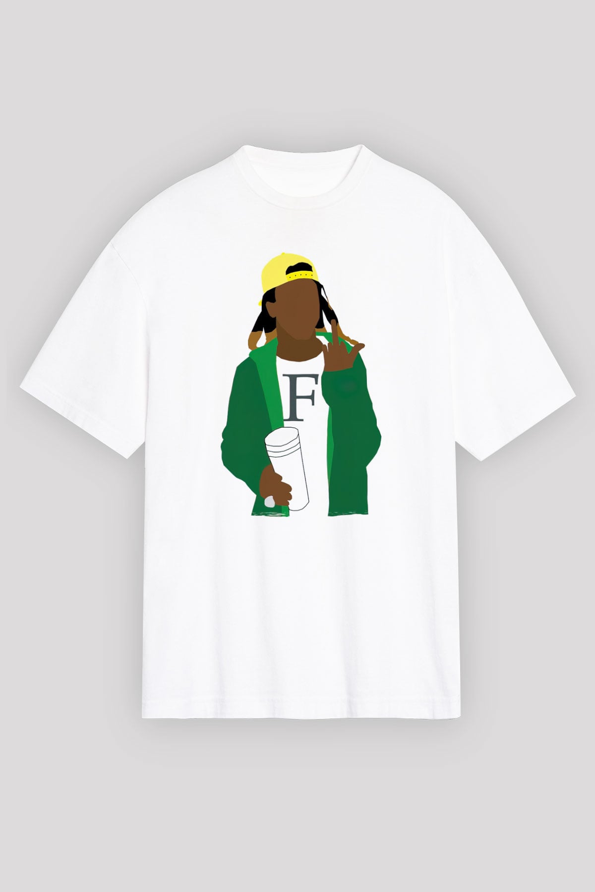 Lil Wayne Beyaz Unisex Tişört T-Shirt - TişörtFabrikası