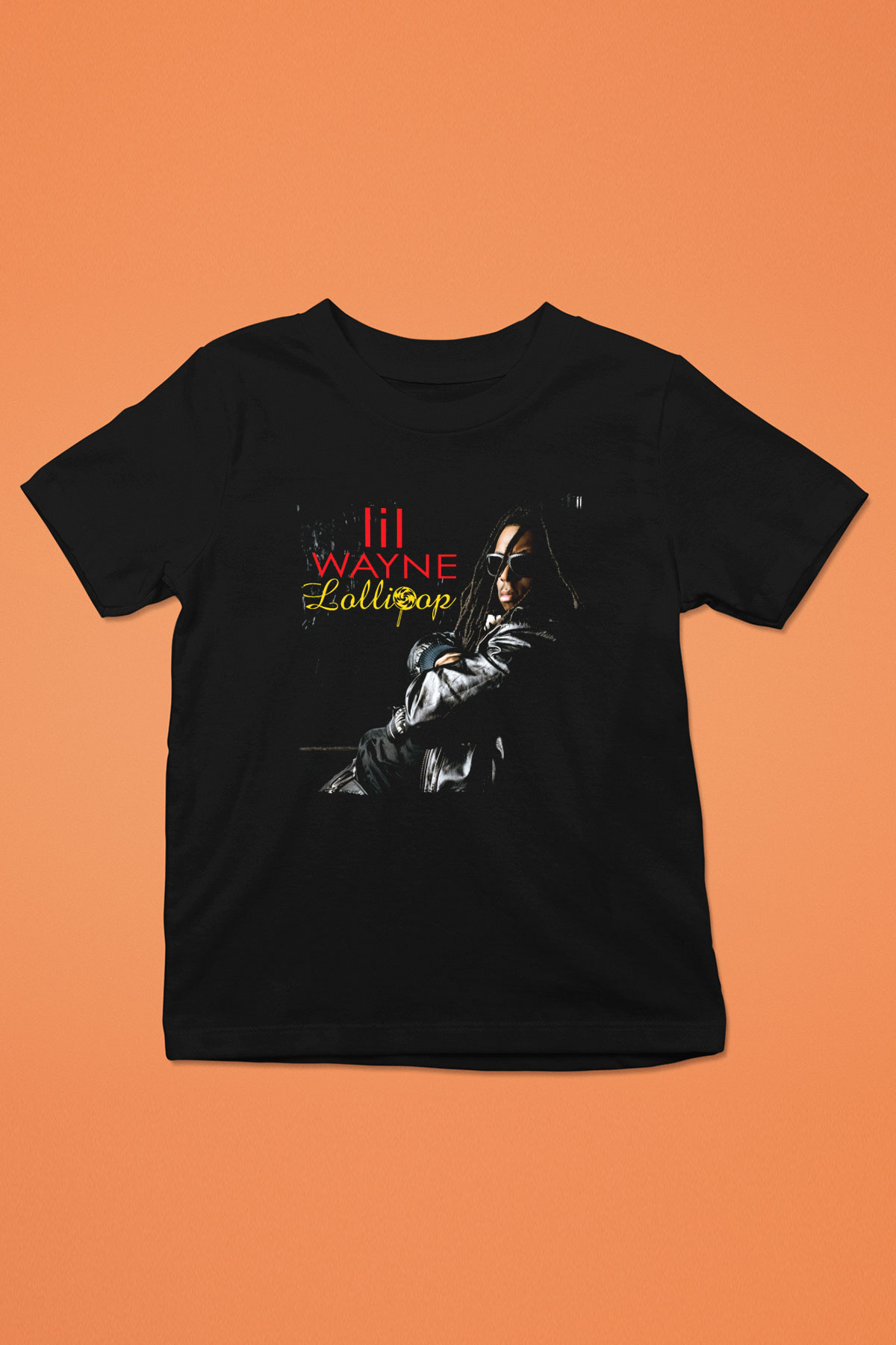 Lil Wayne Siyah Unisex Çocuk Tişört