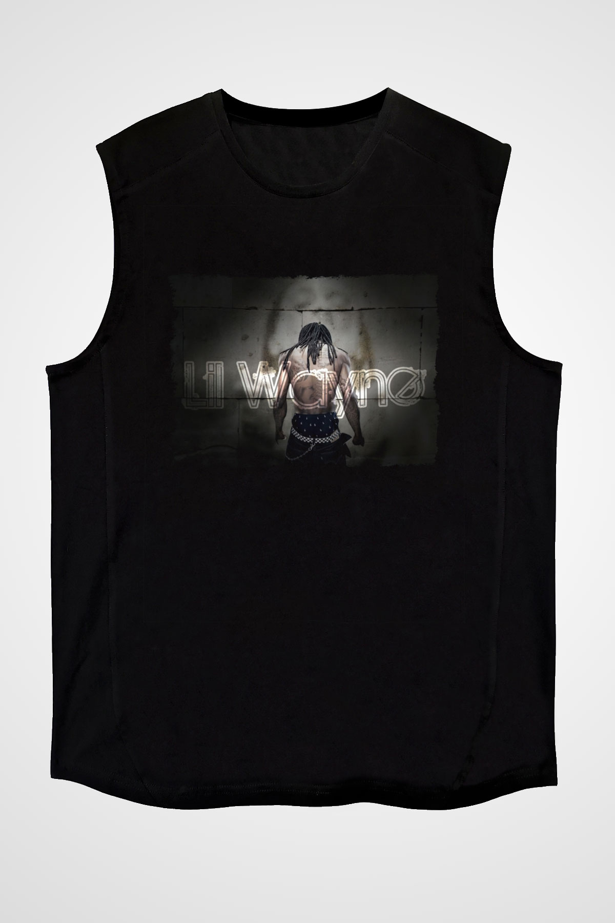 Lil Wayne Siyah Unisex Kolsuz Tişört