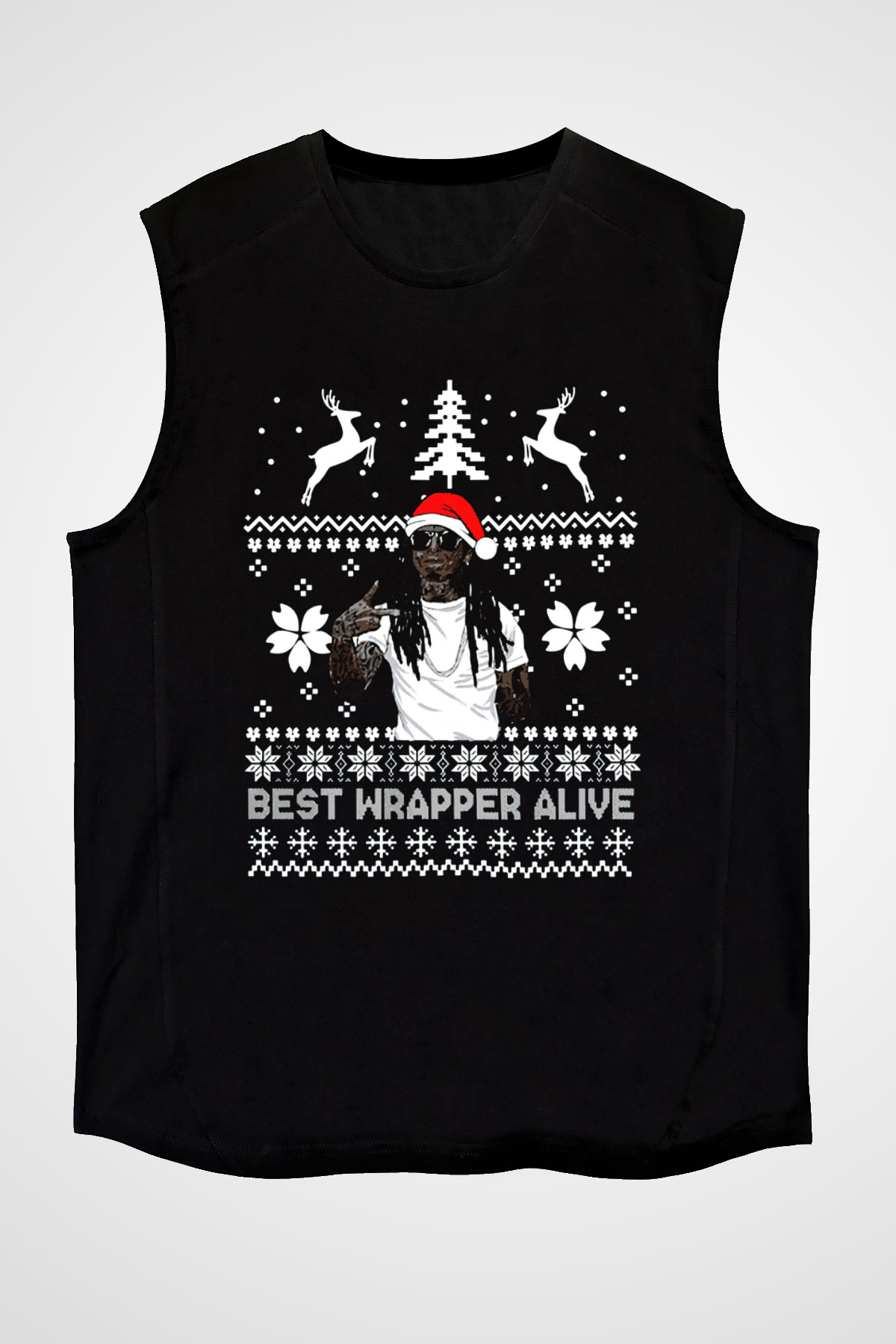 Lil Wayne Siyah Unisex Kolsuz Tişört