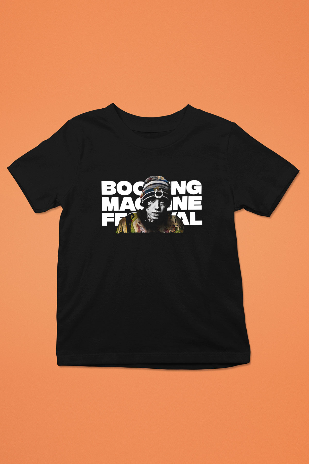 Lil Xan Baskılı Unisex Siyah Çocuk Tişört - Tshirt