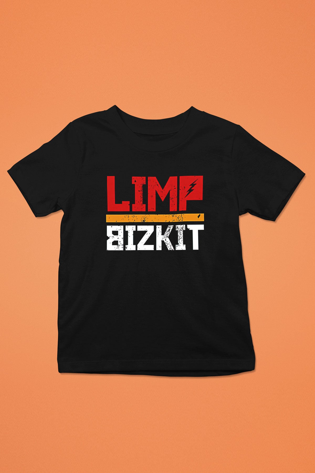 Limp Bizkit Baskılı Unisex Siyah Çocuk Tişört - Tshirt