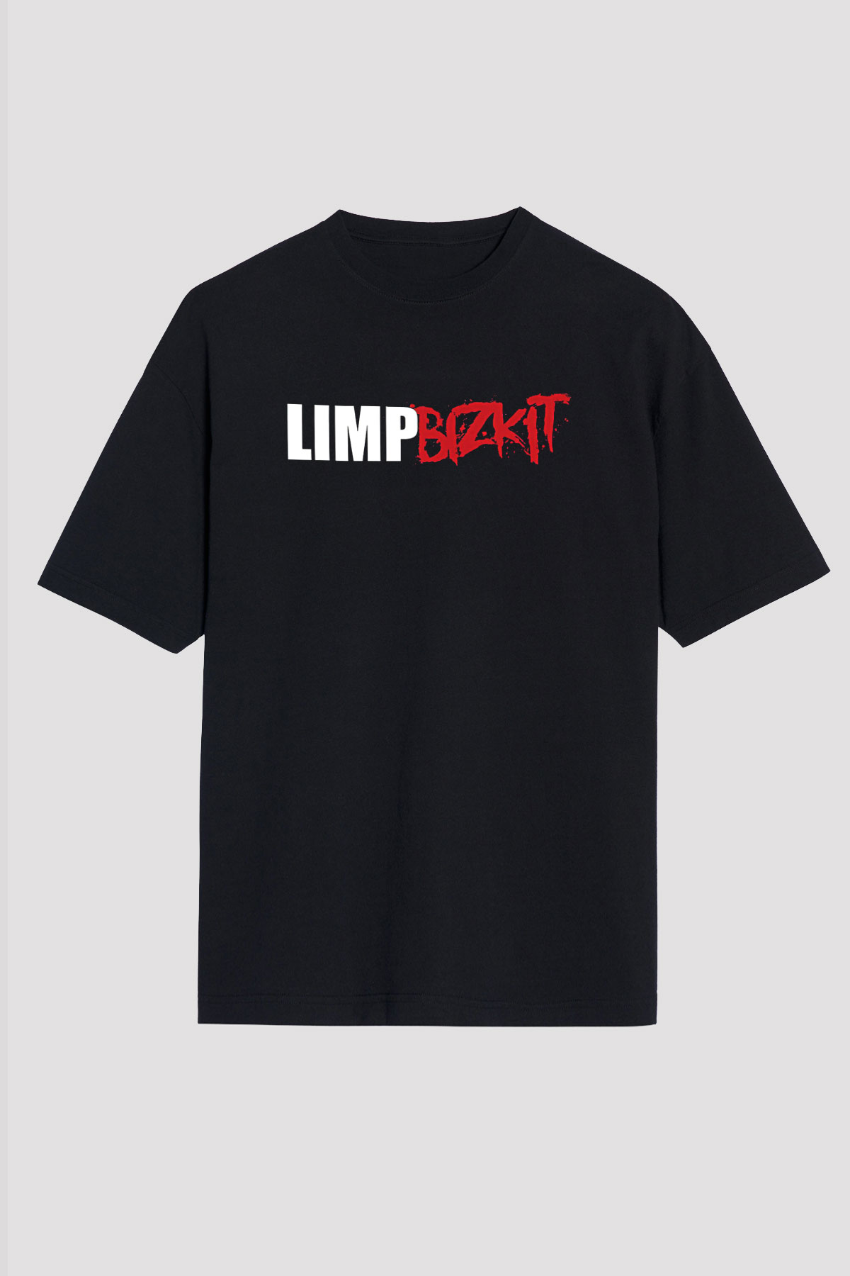 Limp Bizkit Baskılı Unisex Siyah Oversize Tişört - Tshirt