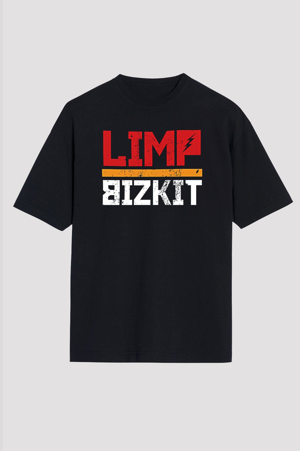 Limp Bizkit Baskılı Unisex Siyah Oversize Tişört - Tshirt