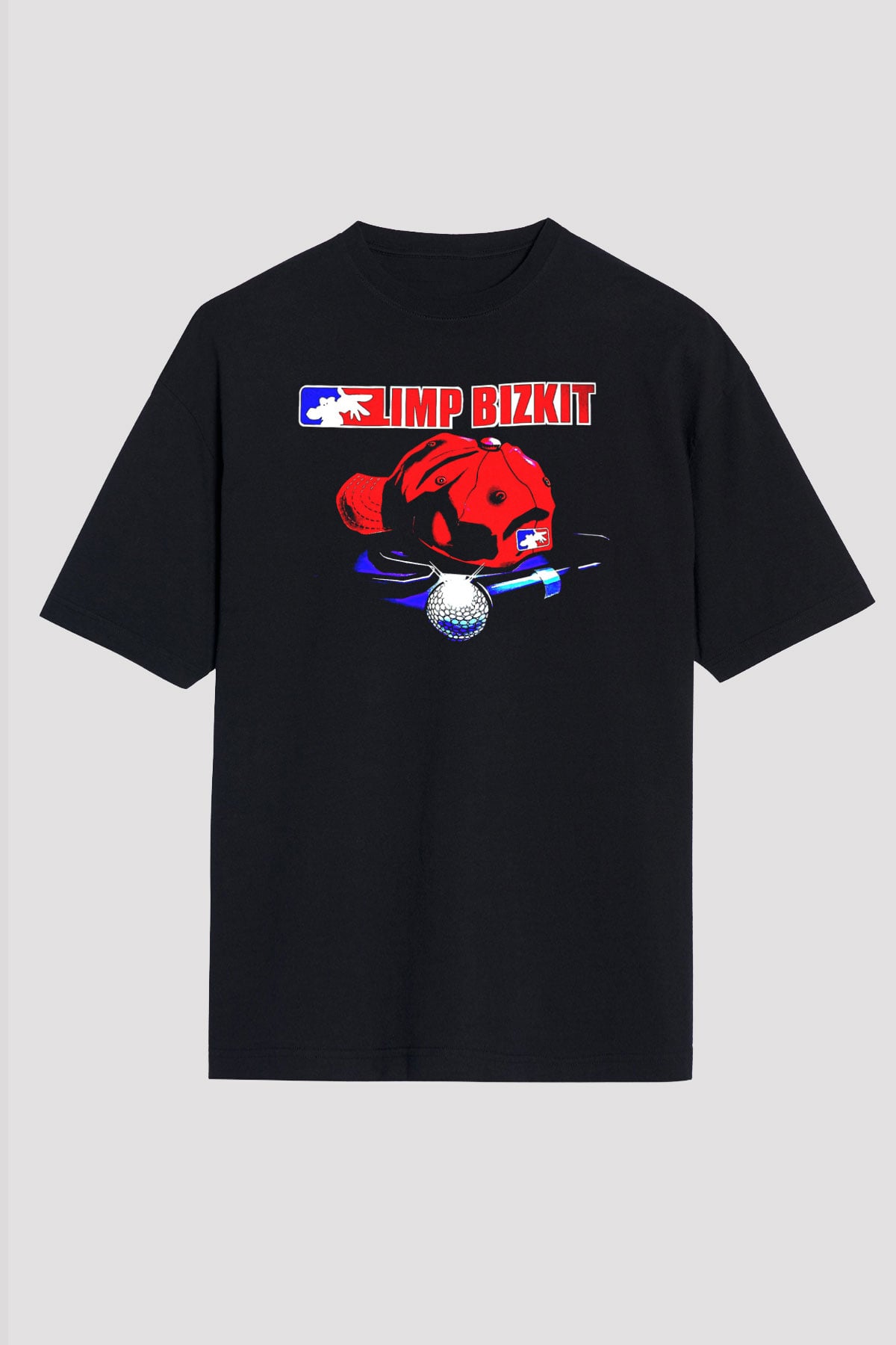 Limp Bizkit Baskılı Unisex Siyah Oversize Tişört - Tshirt