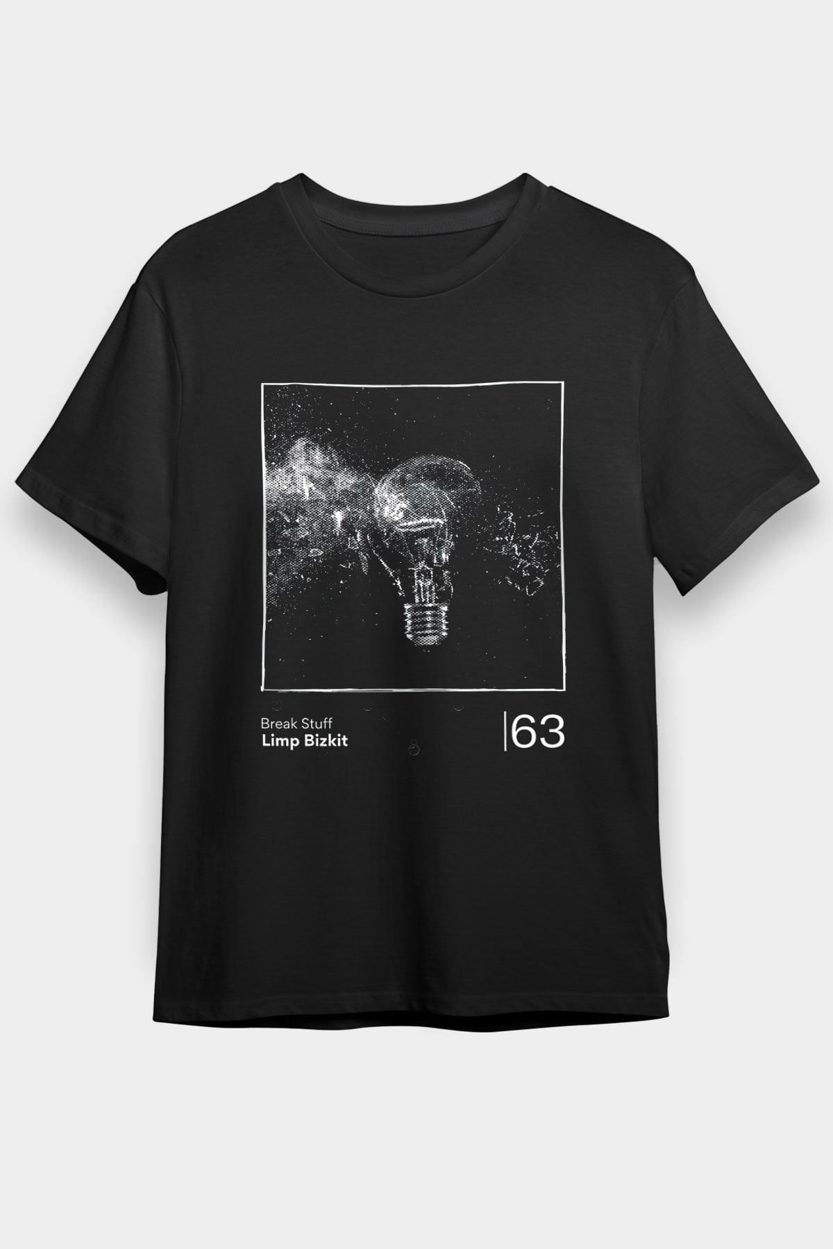 Limp Bizkit Baskılı Unisex Siyah Tişört - Tshirt