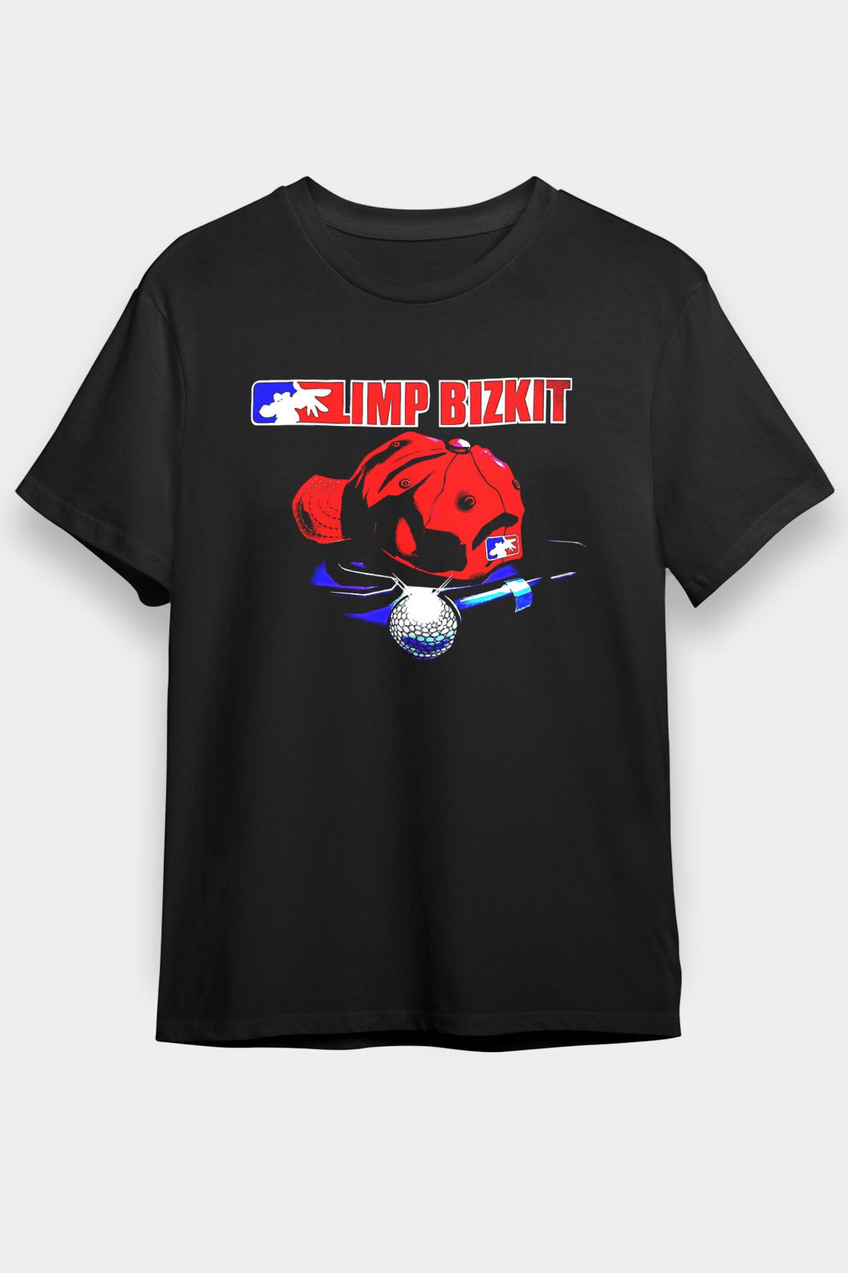 Limp Bizkit Baskılı Unisex Siyah Tişört - Tshirt