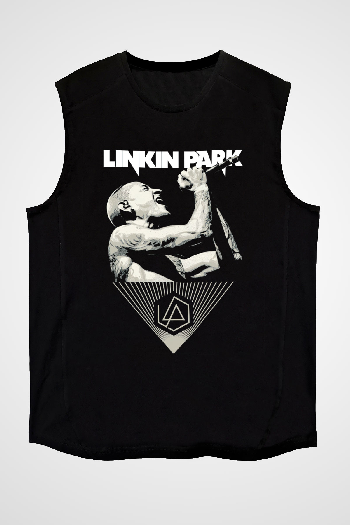 Linkin Park Siyah Unisex Kolsuz Tişört