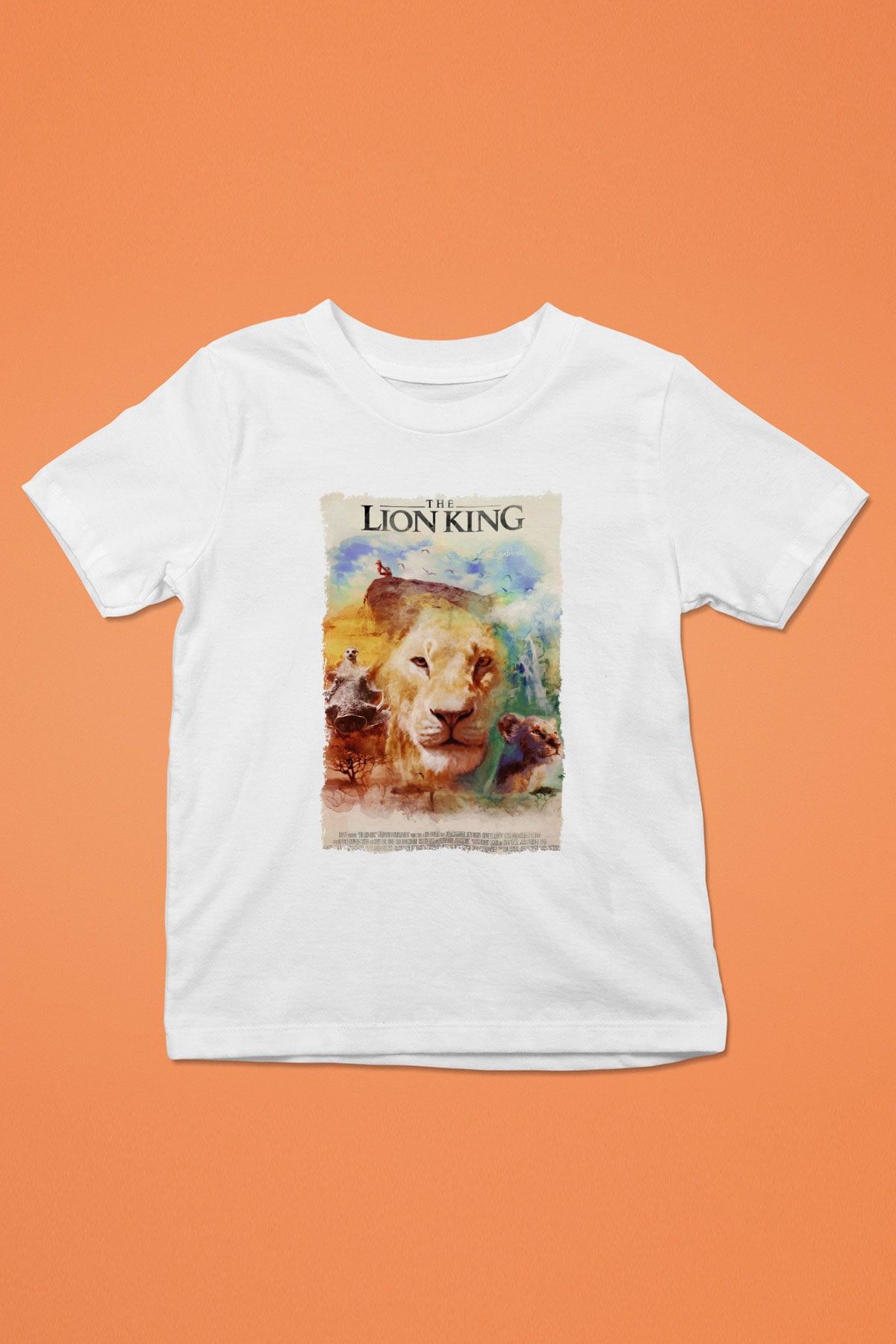 Lion King Beyaz Unisex Çocuk Tişört