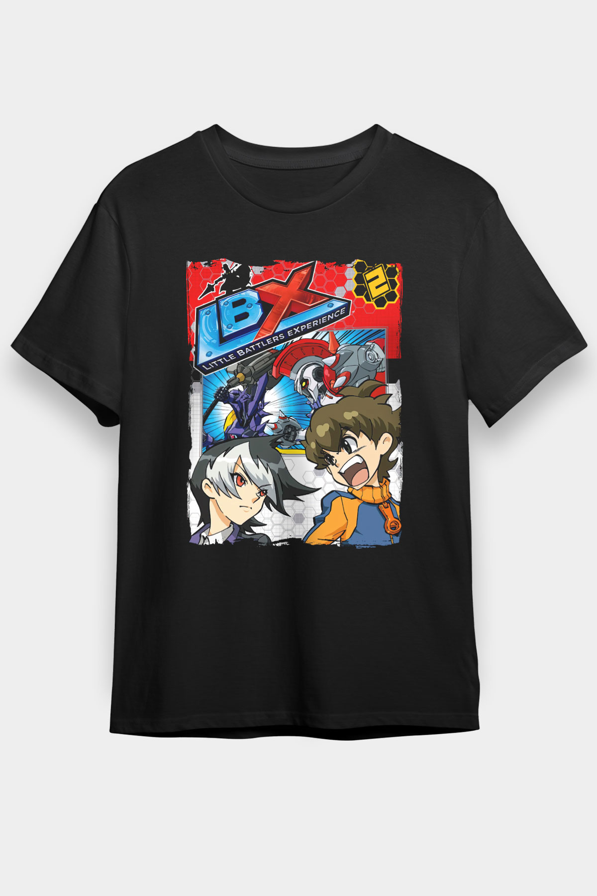 Little Battlers Experience Siyah Unisex Tişört T-Shirt