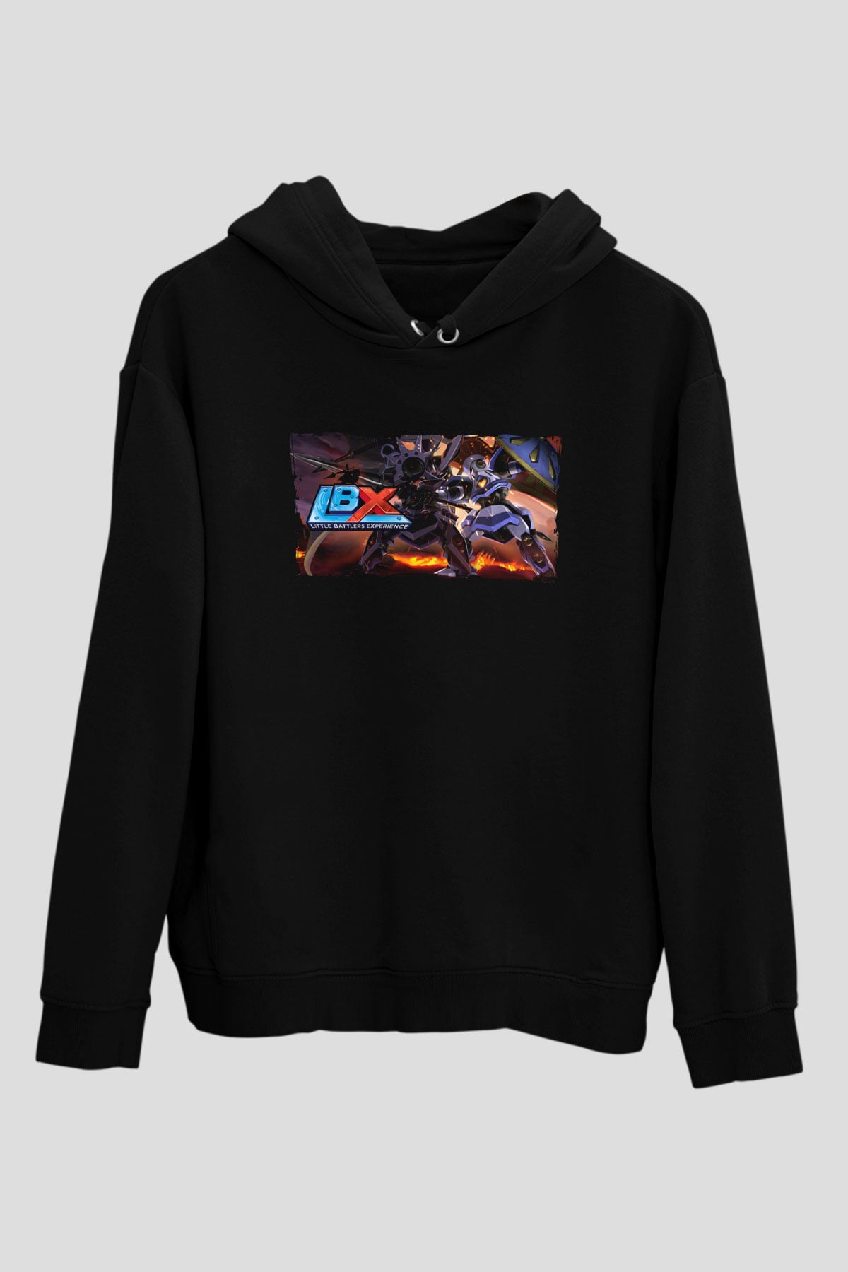 Little Battlers Experience Siyah Unisex Hoodie