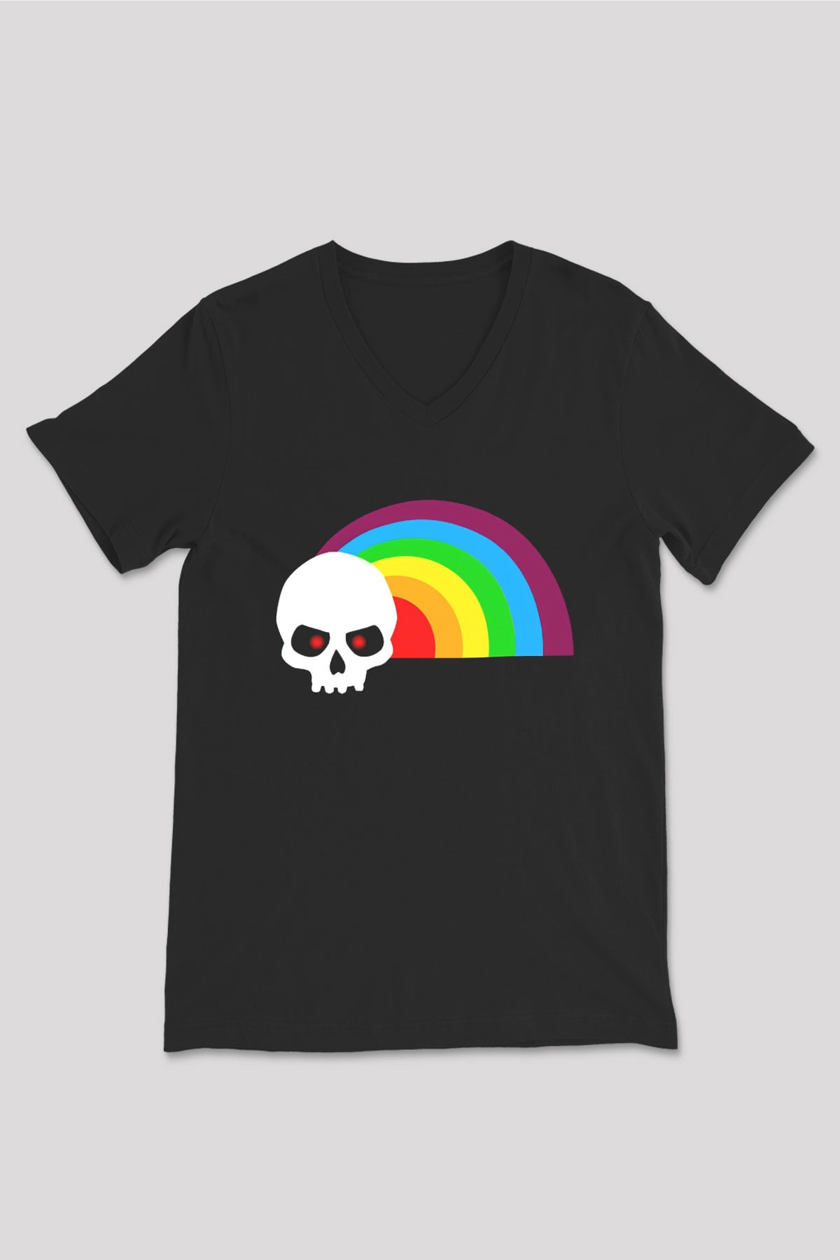 LJN Siyah Unisex  V Yaka Tişört