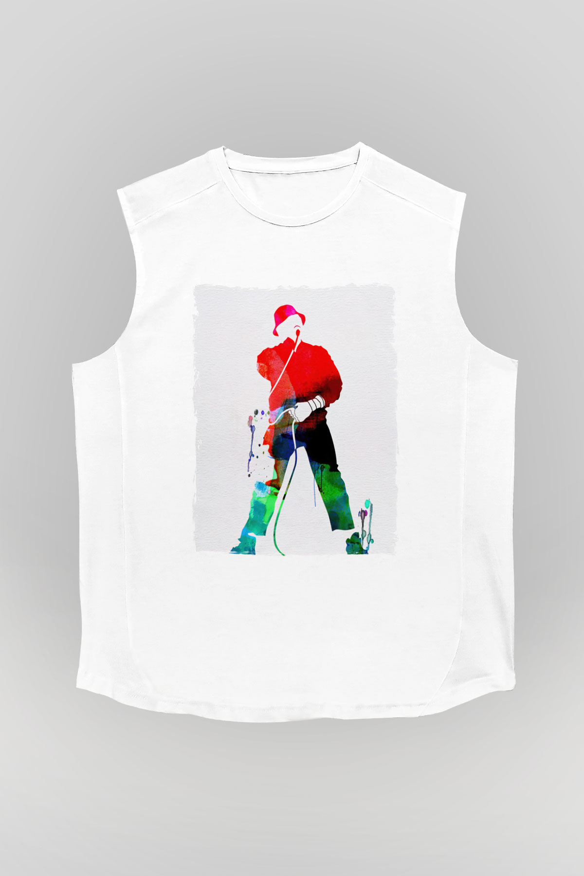 LL Cool J Beyaz Unisex Kolsuz Tişört
