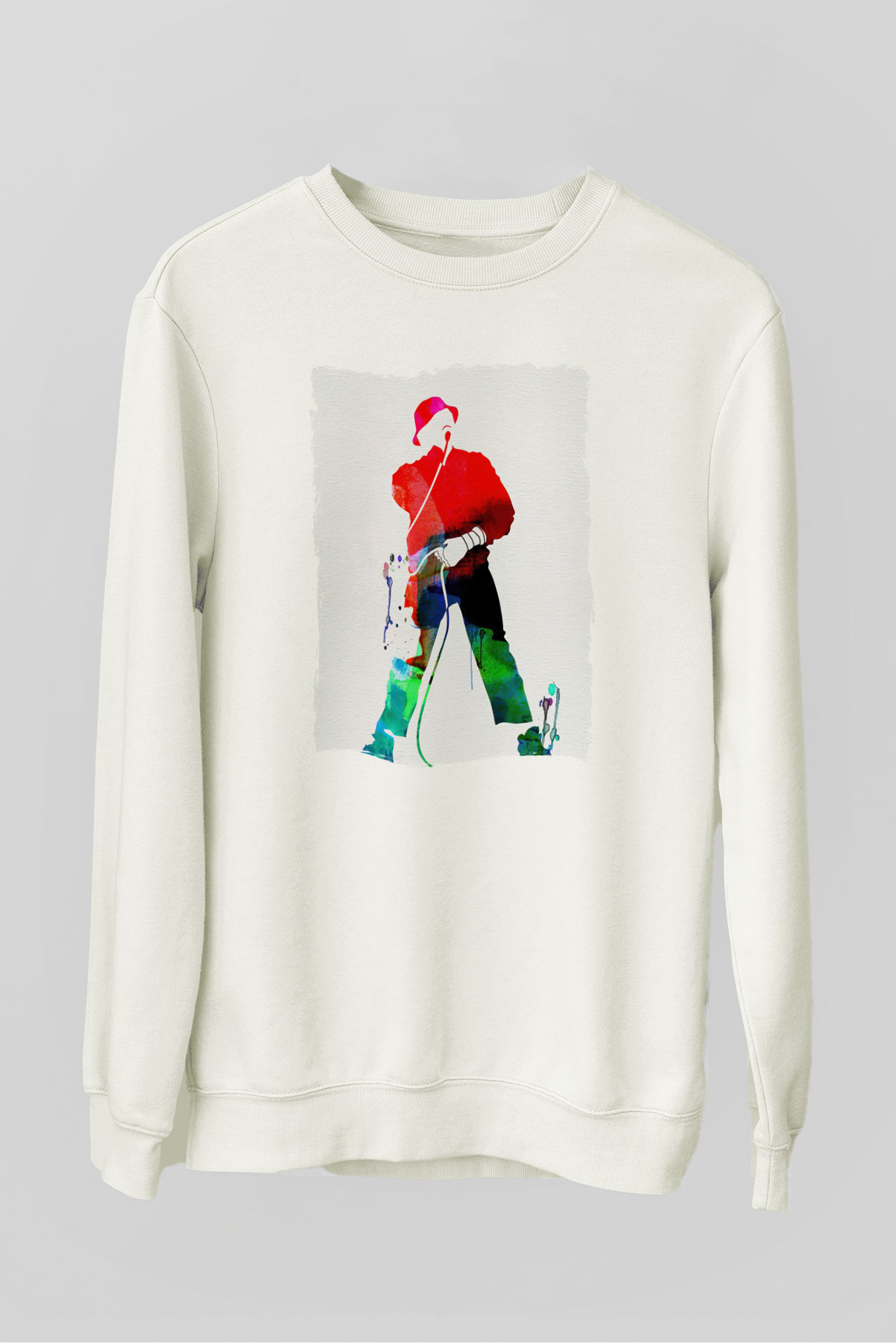 LL Cool J Beyaz Unisex Sweatshirt