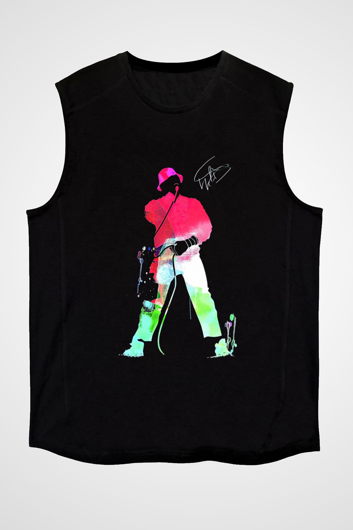 LL Cool J Siyah Unisex Kolsuz Tişört