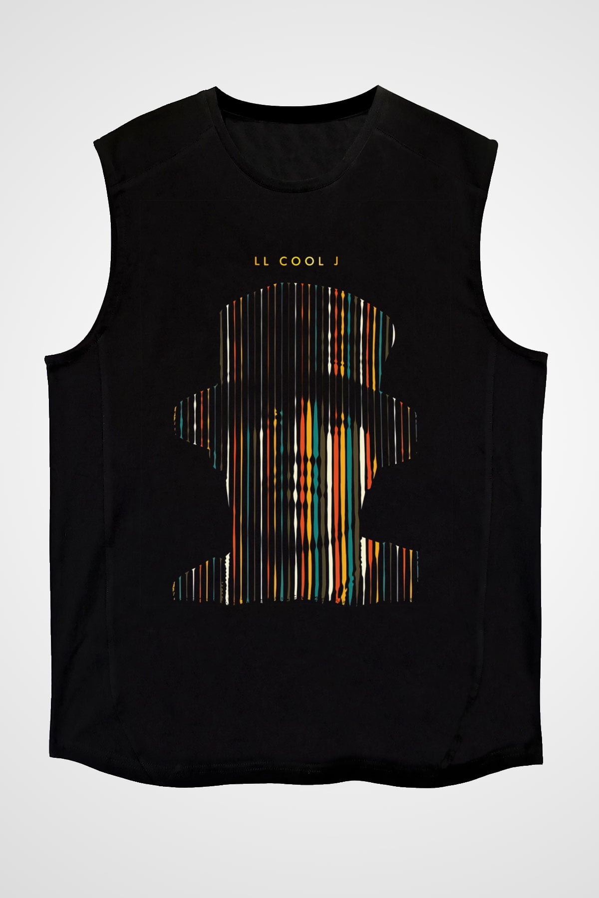LL Cool J Siyah Unisex Kolsuz Tişört