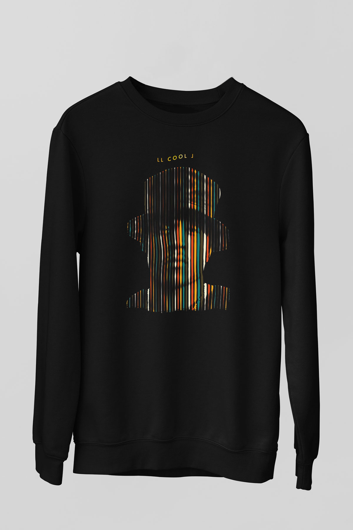LL Cool J Siyah Unisex Sweatshirt
