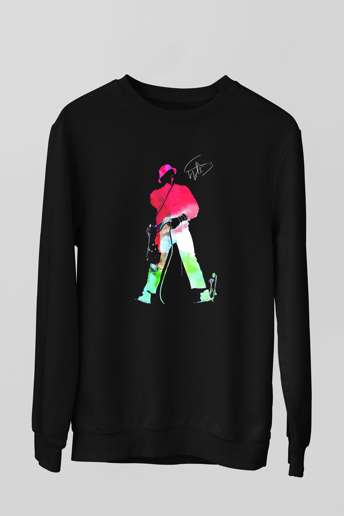 LL Cool J Siyah Unisex Sweatshirt
