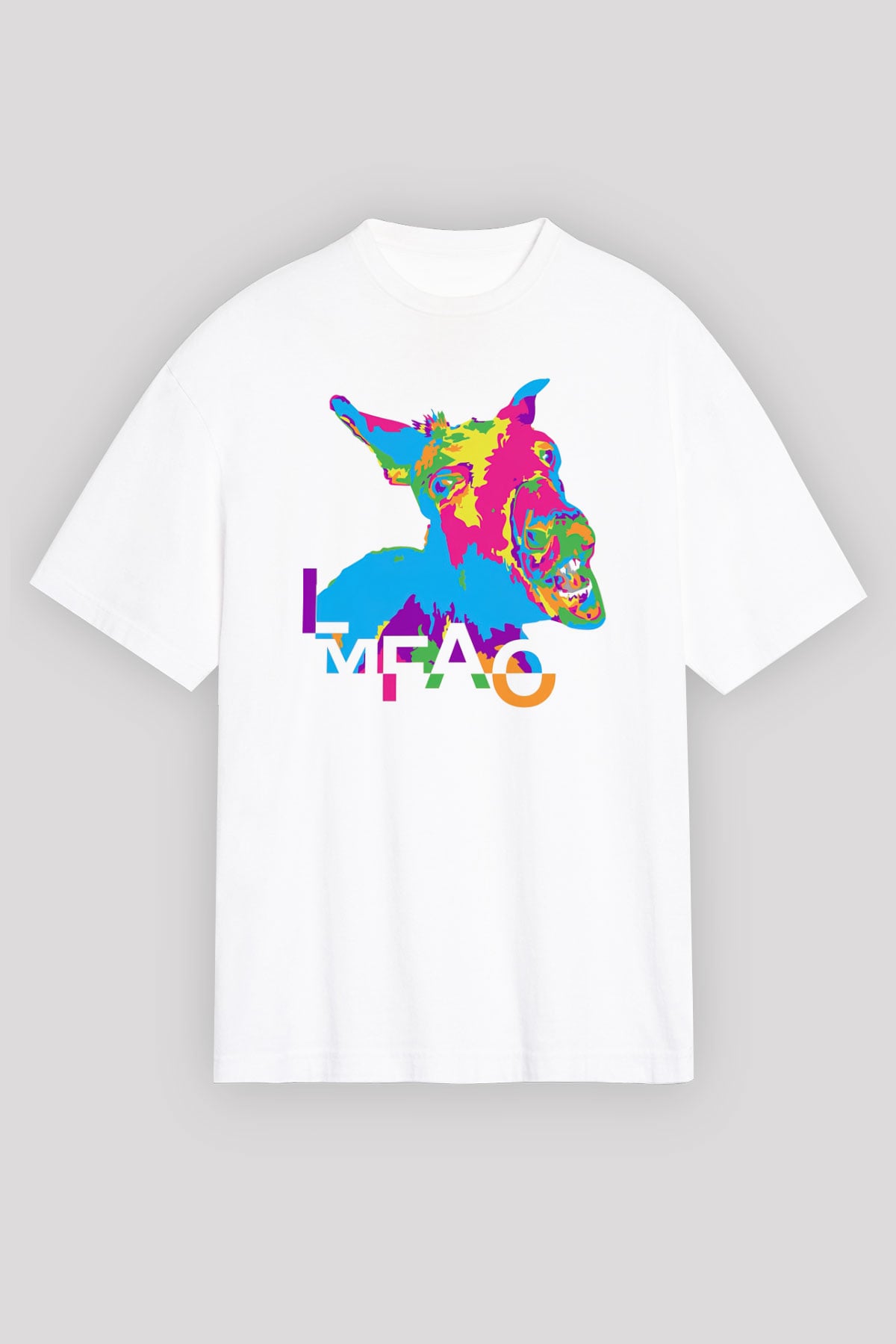 LMFAO Beyaz Unisex Tişört T-Shirt - TişörtFabrikası