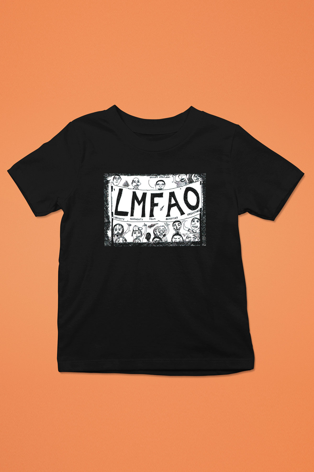 LMFAO Siyah Unisex Çocuk Tişört