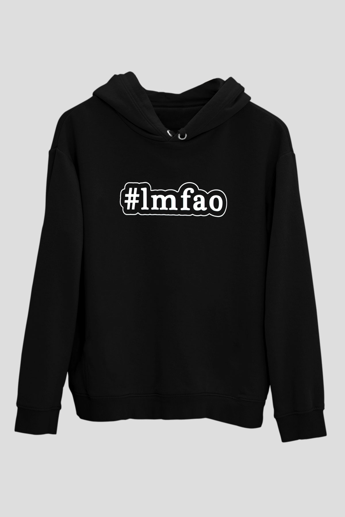 LMFAO Siyah Unisex Kapüşonlu Sweatshirt