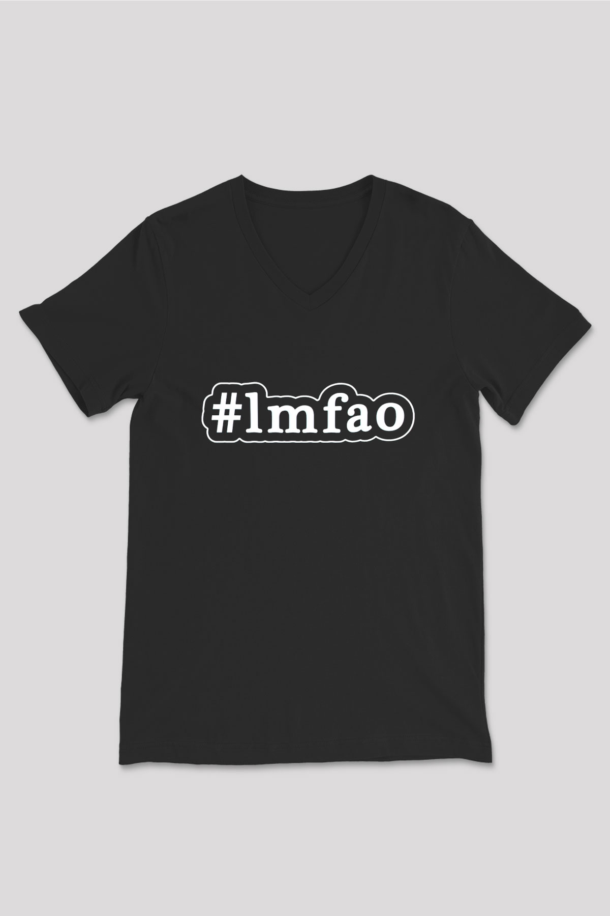LMFAO Siyah Unisex V Yaka Tişört