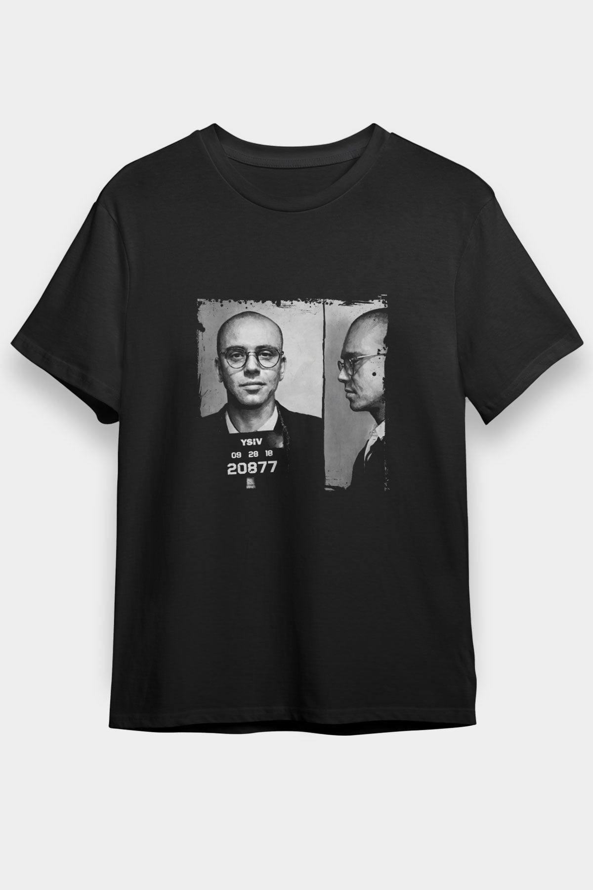 Logic Baskılı Unisex Siyah Tişört